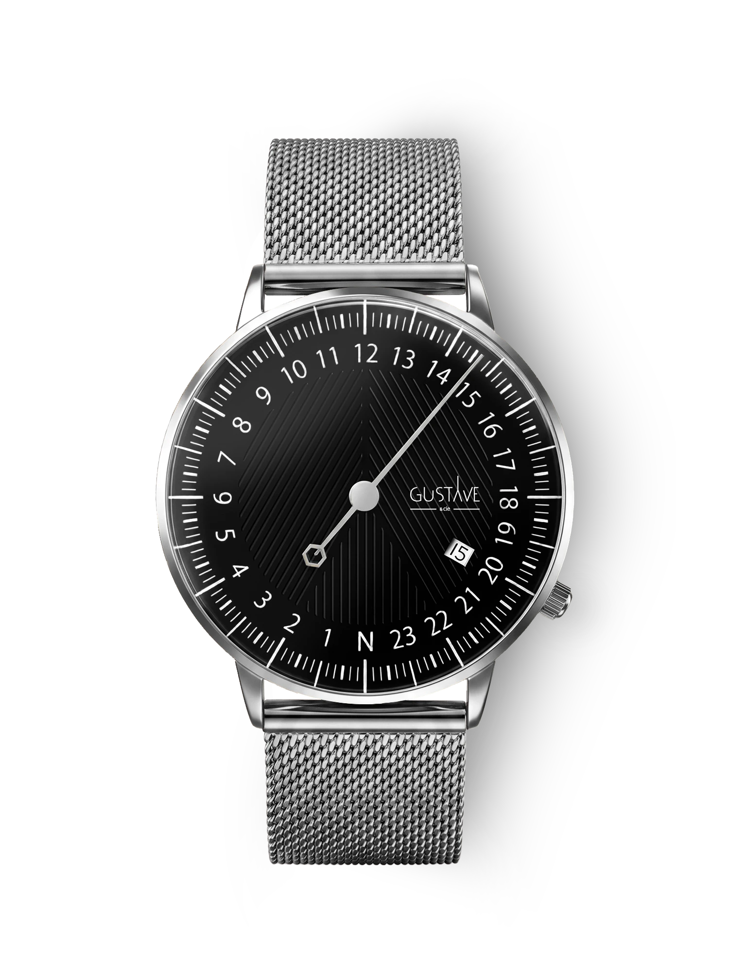 ANDRÉ 24H - SILVER AND BLACK
