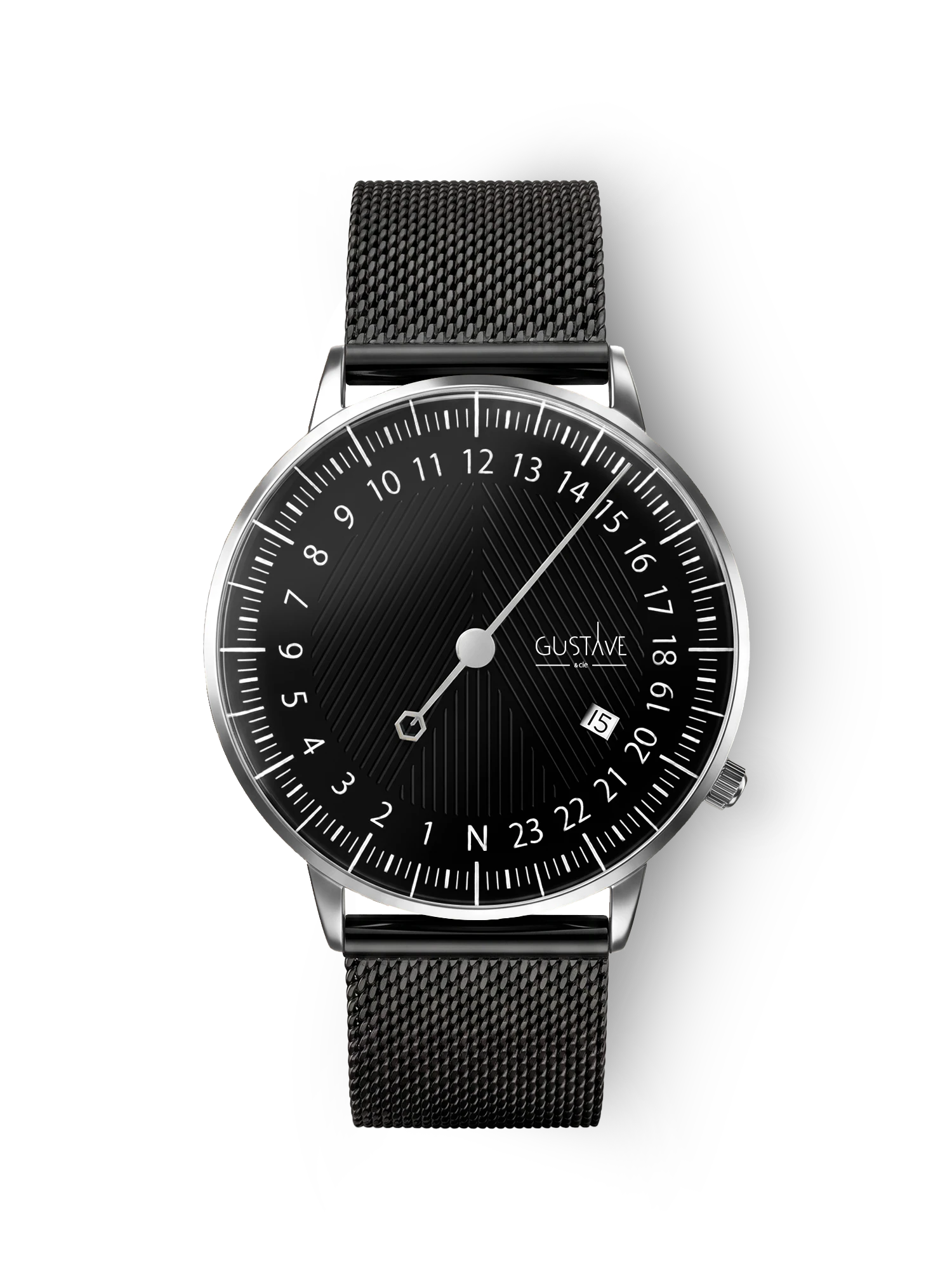 ANDRÉ 24H - SILVER AND BLACK