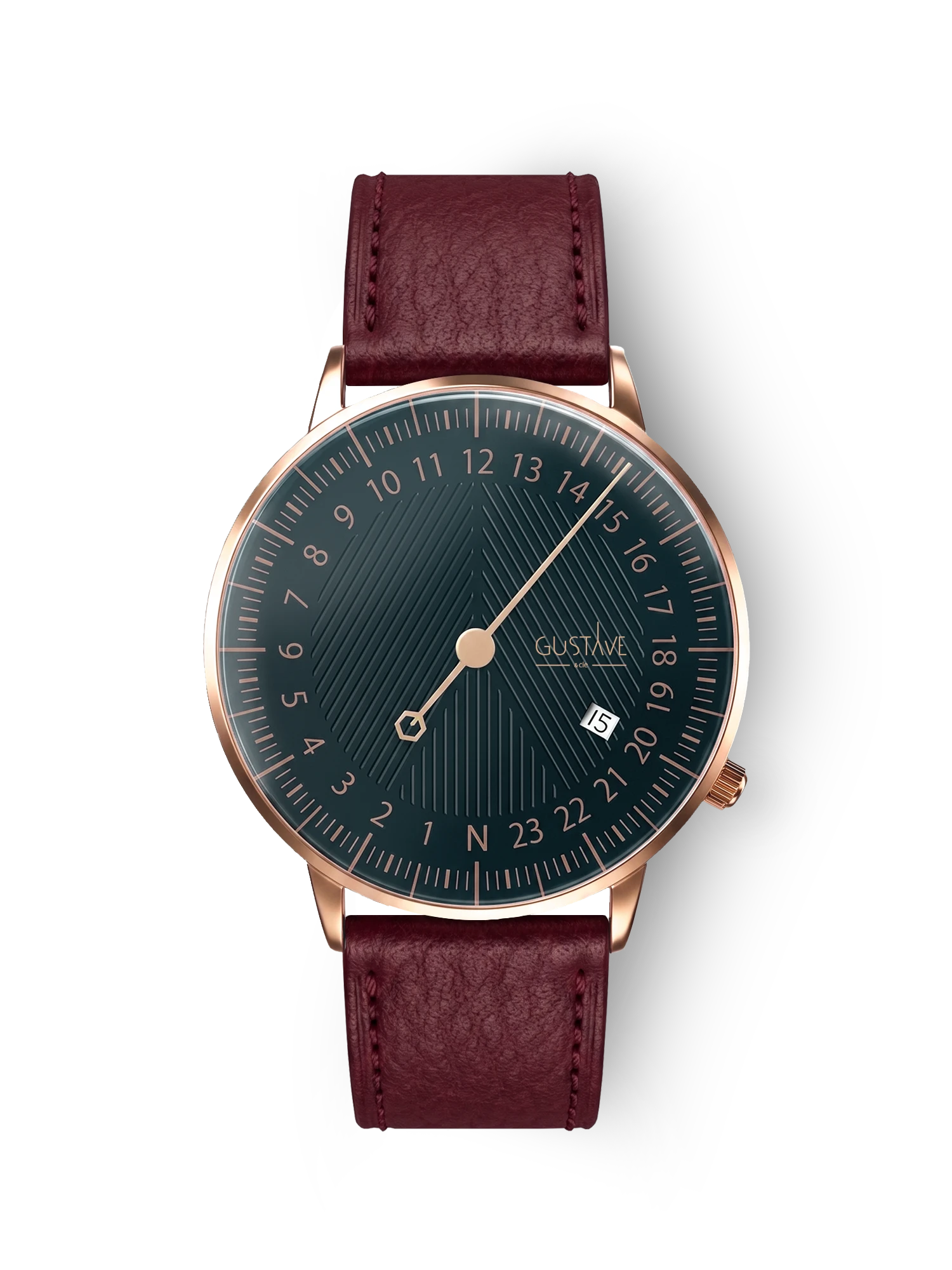 ANDRÉ 24H - ROSE GOLD AND GREEN