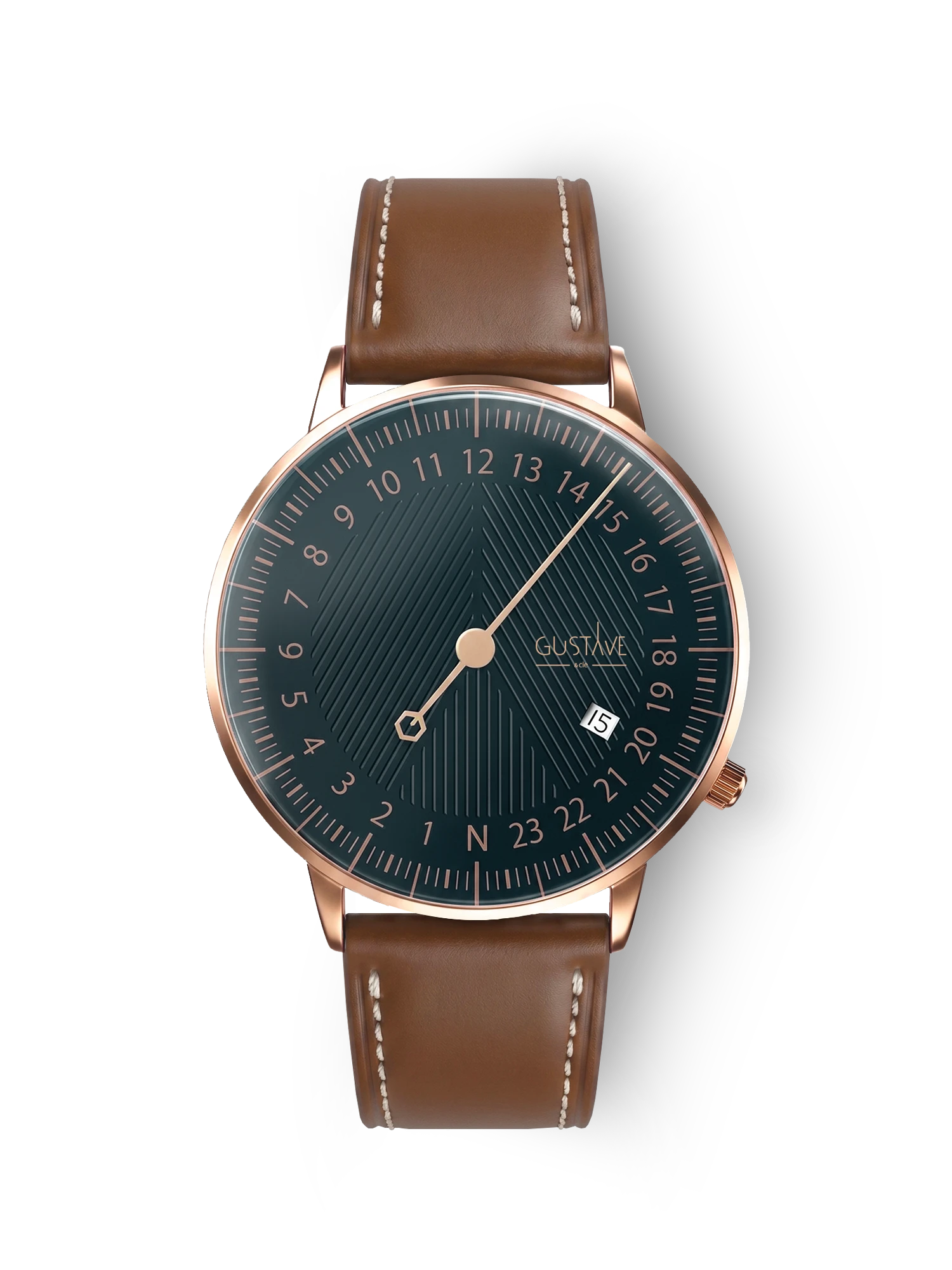 ANDRÉ 24H - ROSE GOLD AND GREEN