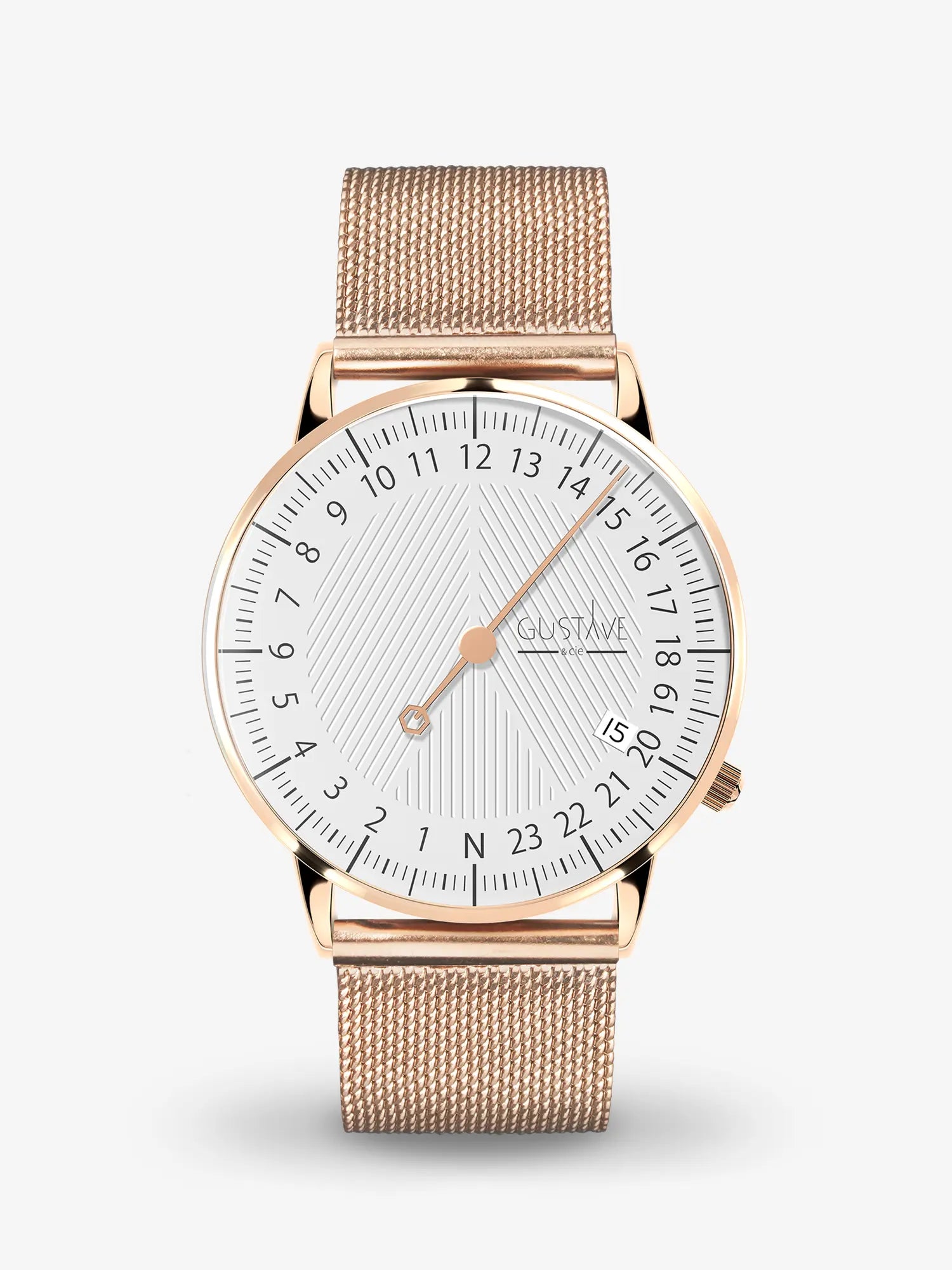 ANDRÉ 24H - ROSE AND WHITE GOLD