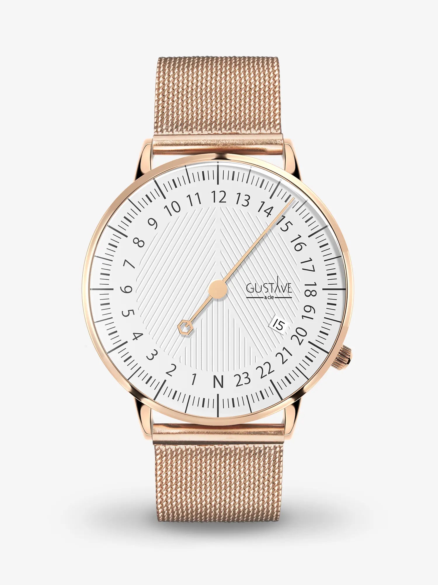 ANDRÉ 24H - ROSE AND WHITE GOLD