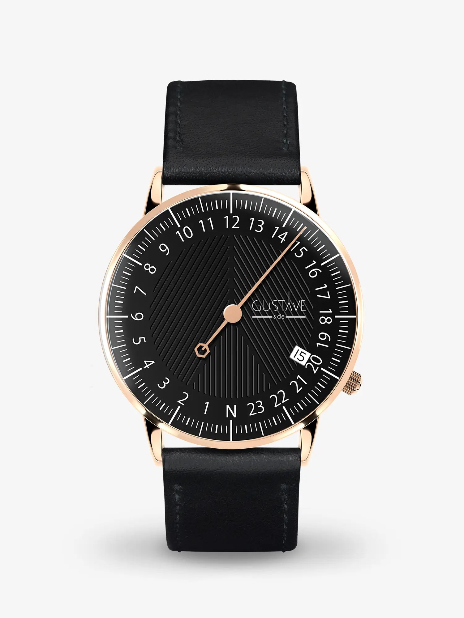 ANDRÉ 24H - ROSE GOLD AND BLACK