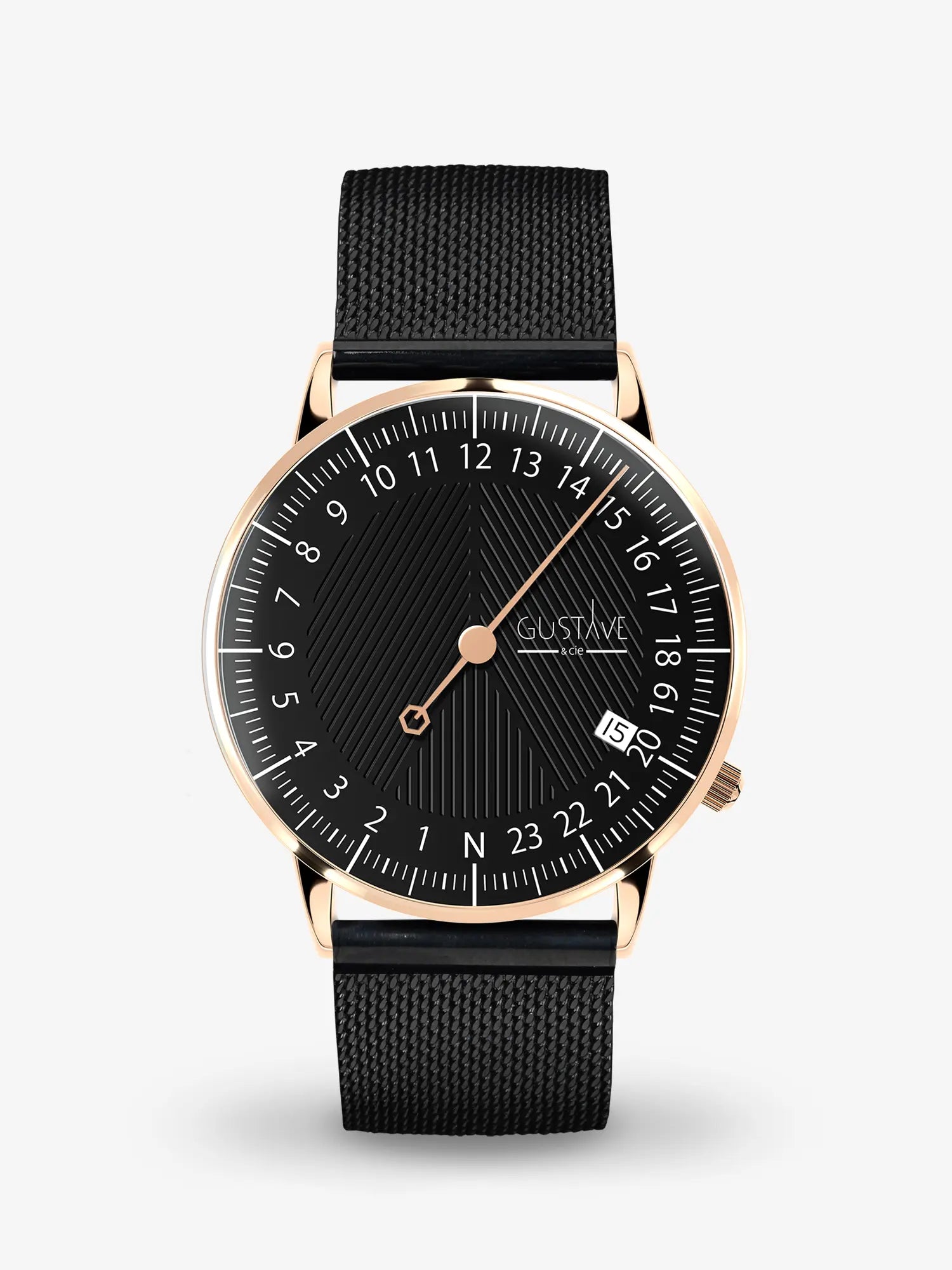ANDRÉ 24H - ROSE GOLD AND BLACK