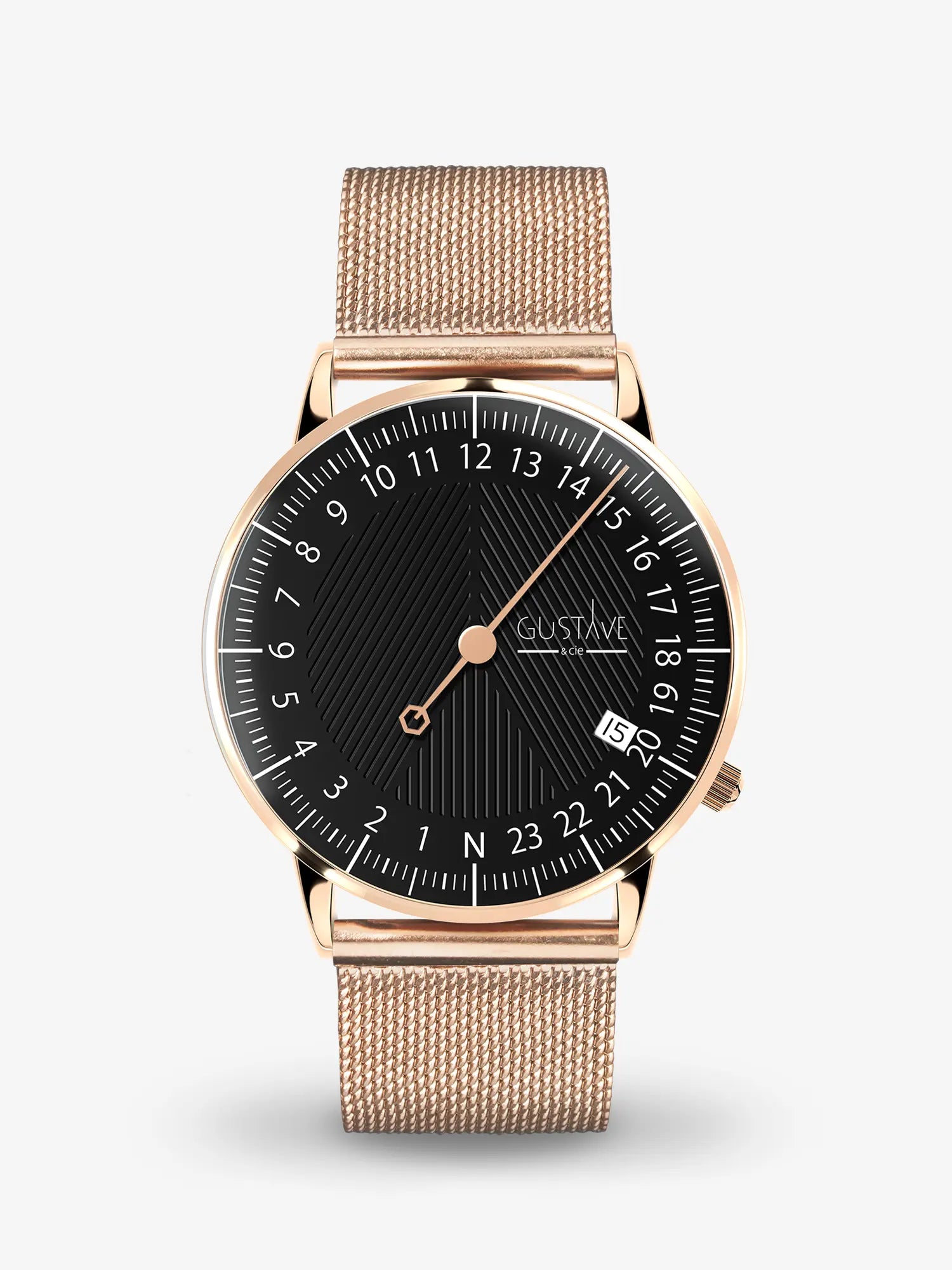 ANDRÉ 24H - ROSE GOLD AND BLACK
