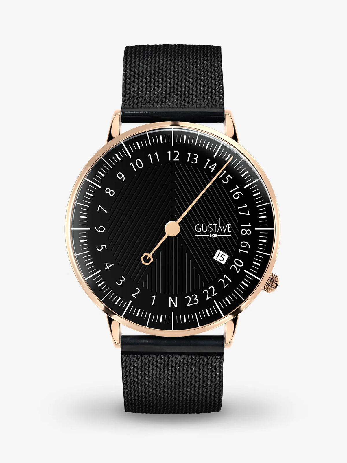 Montre Intelligente Unisexe Analogique-digitale - Or Rose & Noir - Neuf Boîte D'origine