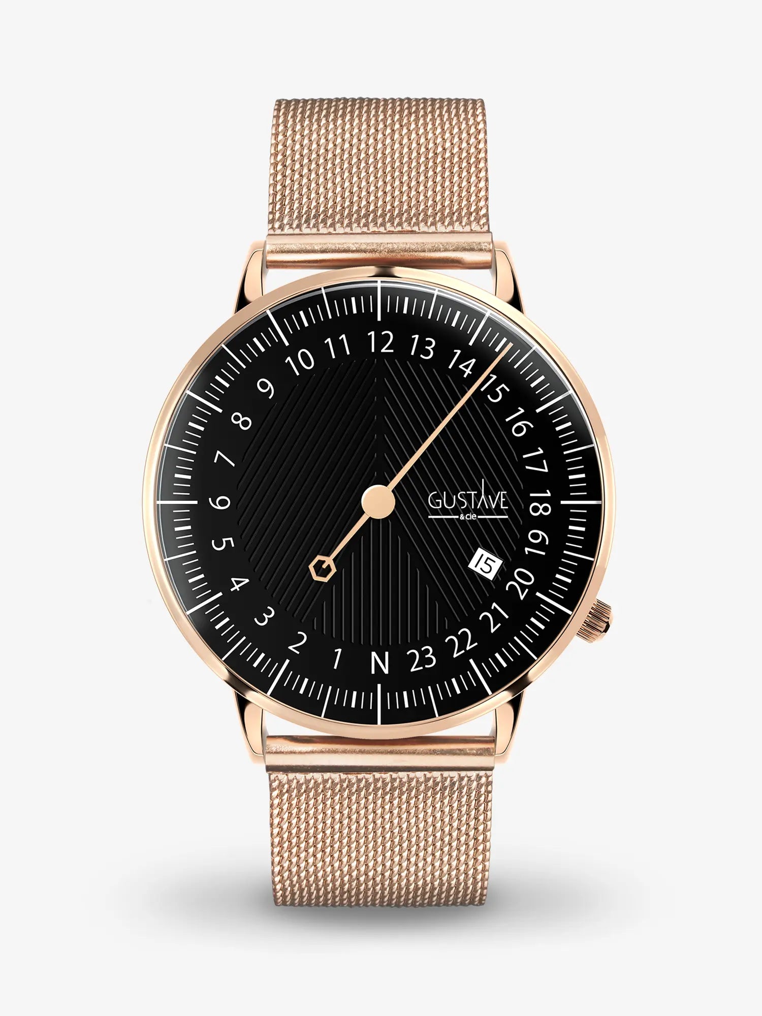 ANDRÉ 24H - ROSE GOLD AND BLACK