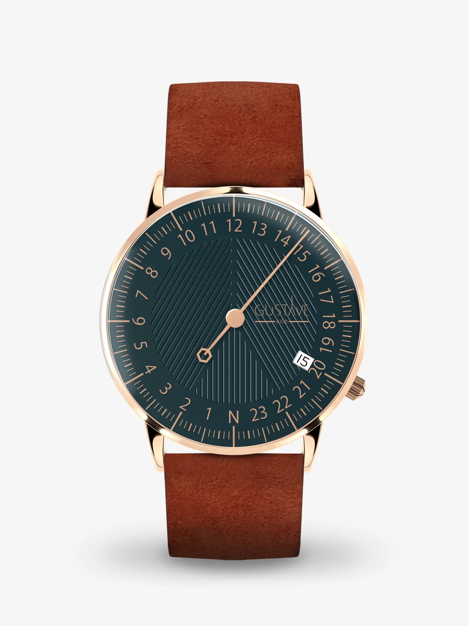 ANDRÉ 24H - ROSE GOLD AND GREEN