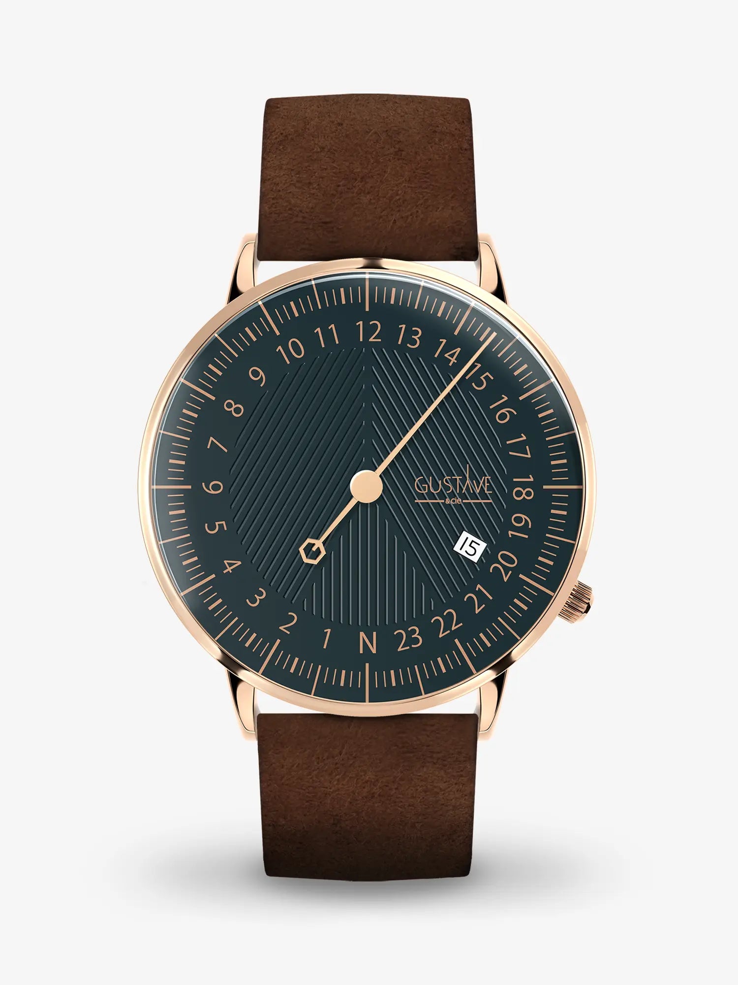 ANDRÉ 24H - ROSE GOLD AND GREEN