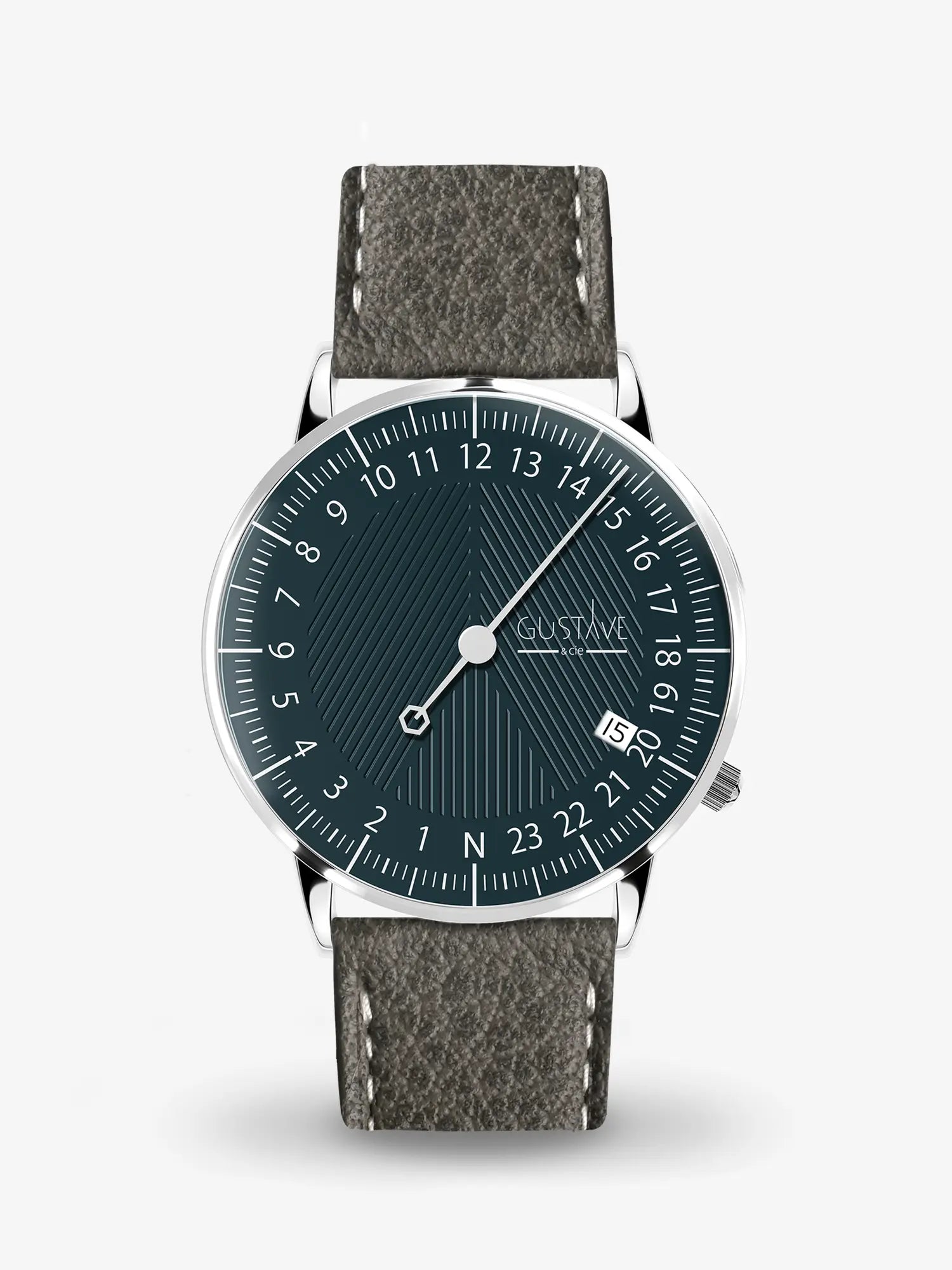 ANDRÉ 24H - ARGENT ET VERT