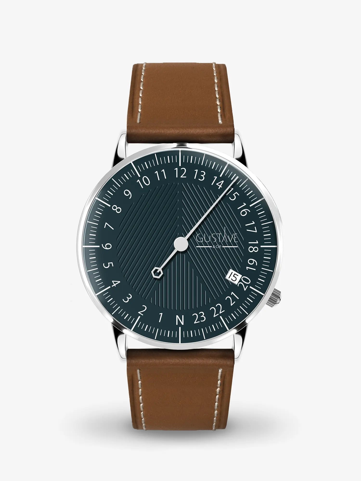 ANDRÉ 24H - ARGENT ET VERT