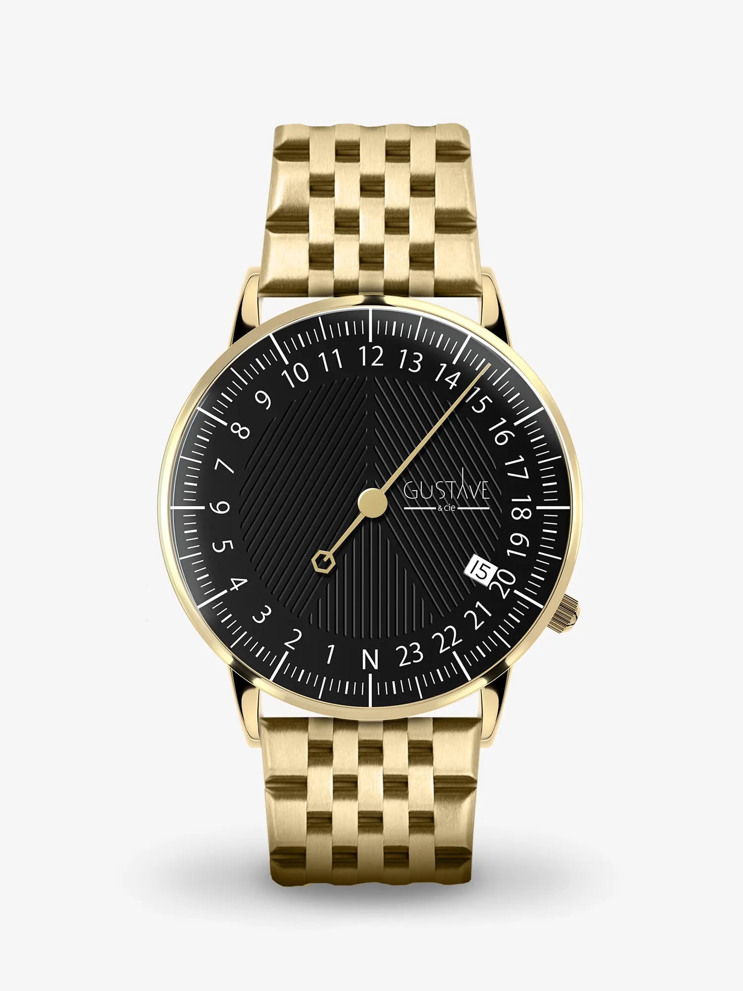 ANDRÉ 24H - GOLD AND BLACK - 36MM
