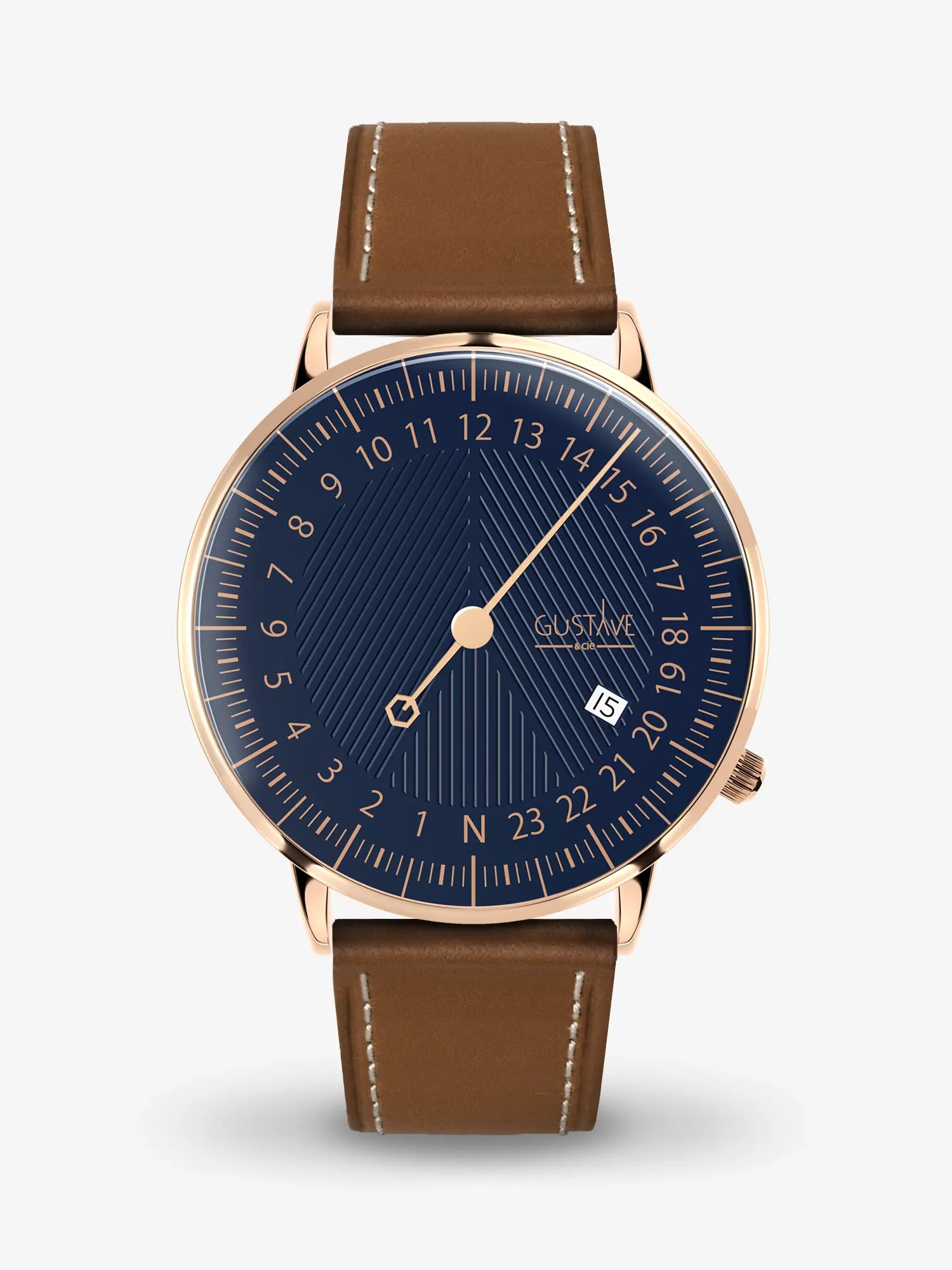 ANDRÉ 24H - ROSE GOLD AND BLUE