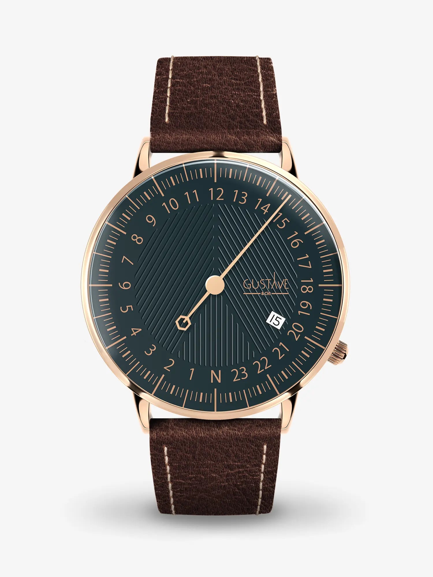 ANDRÉ 24H - ROSE GOLD AND GREEN