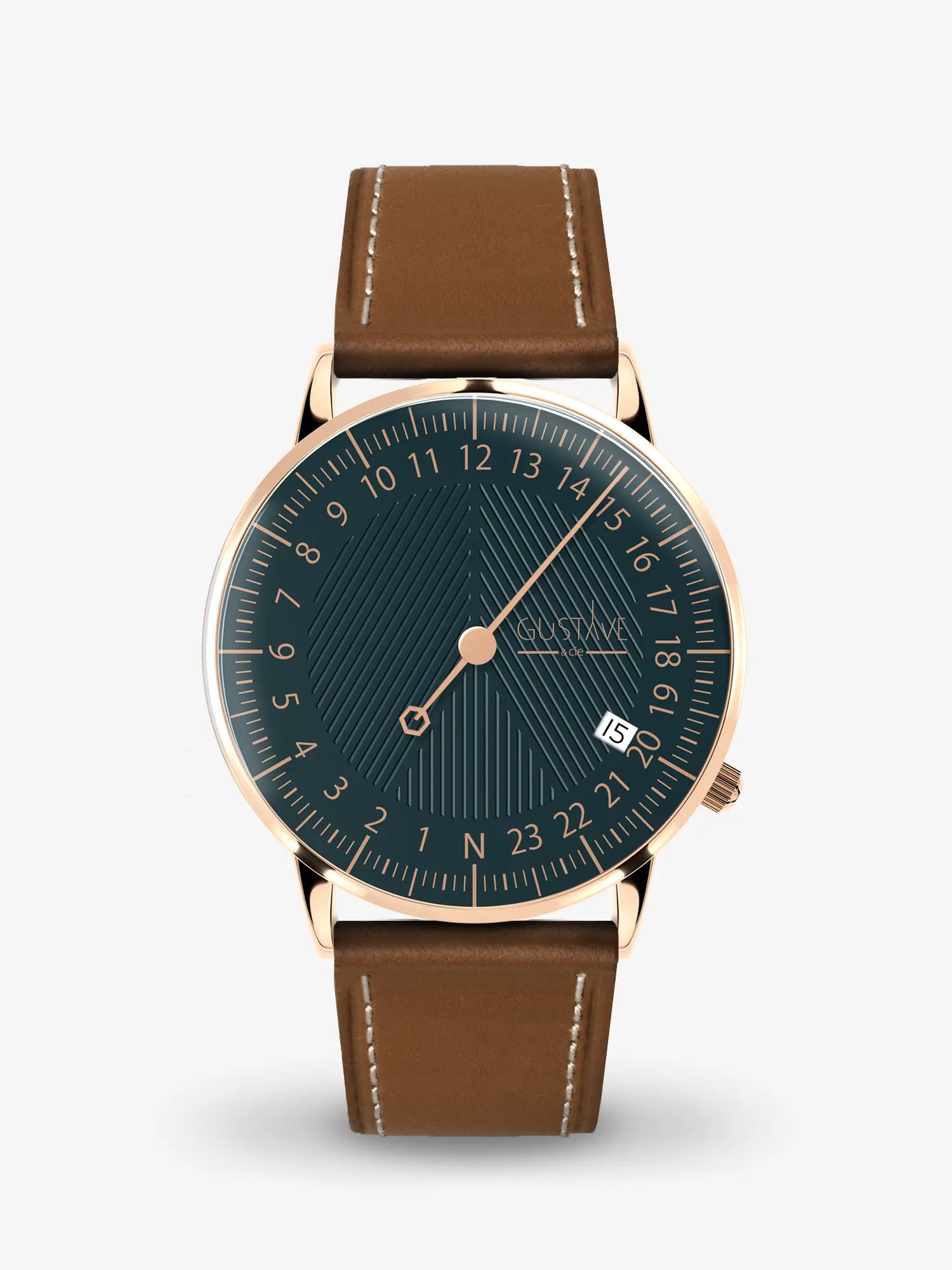 ANDRÉ 24H - ROSE GOLD AND GREEN