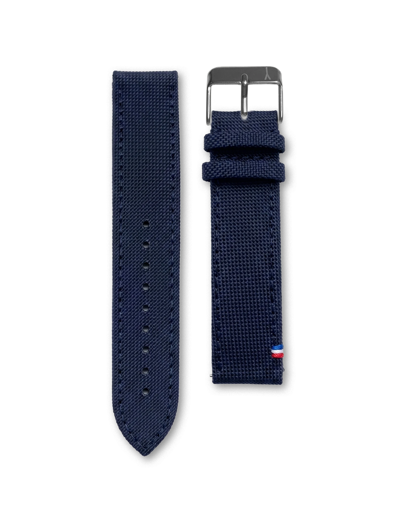 BRACELET TOILE SEAQUAL - BLEU MADE IN FRANCE