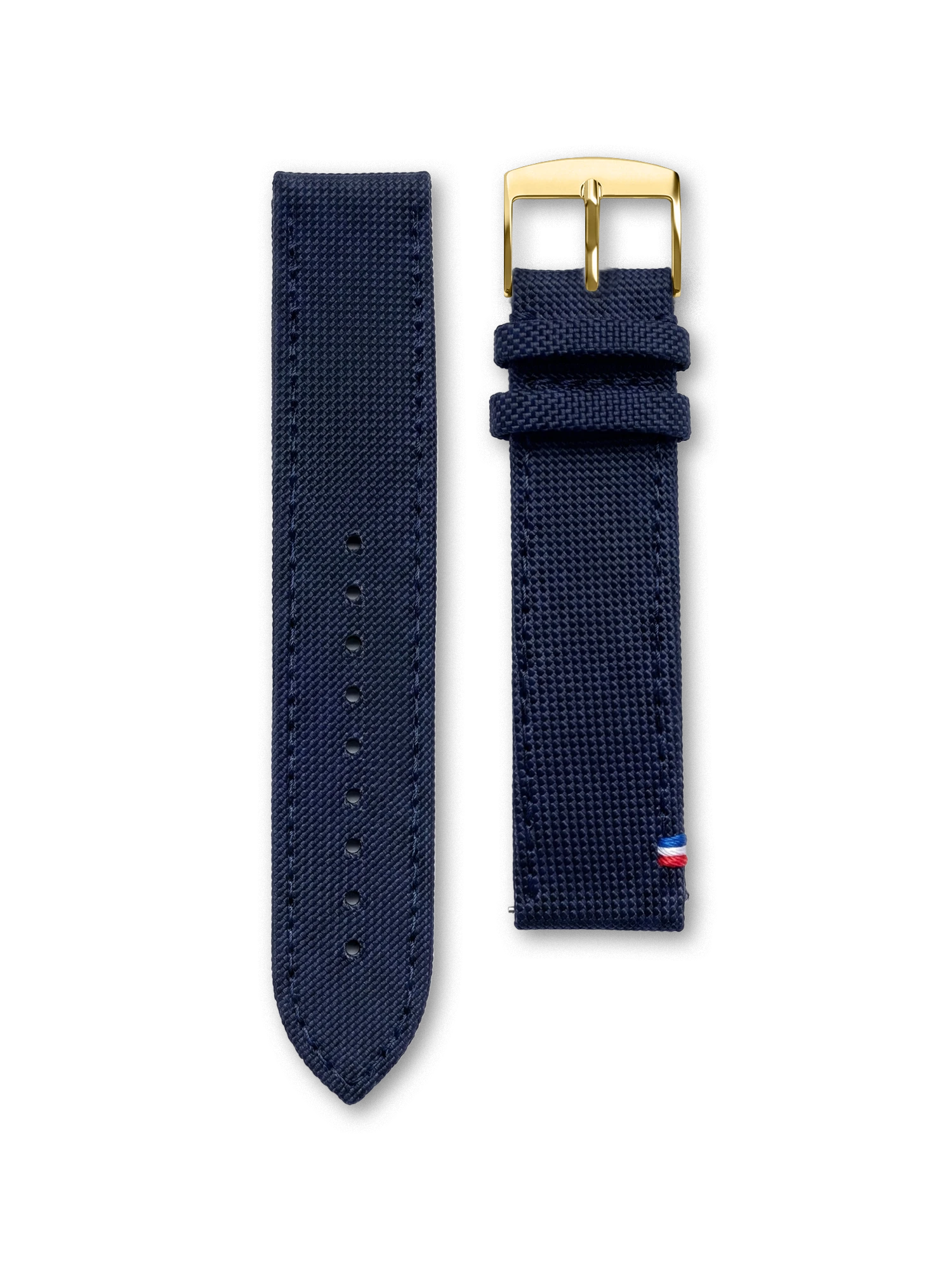 BRACELET TOILE SEAQUAL - BLEU MADE IN FRANCE