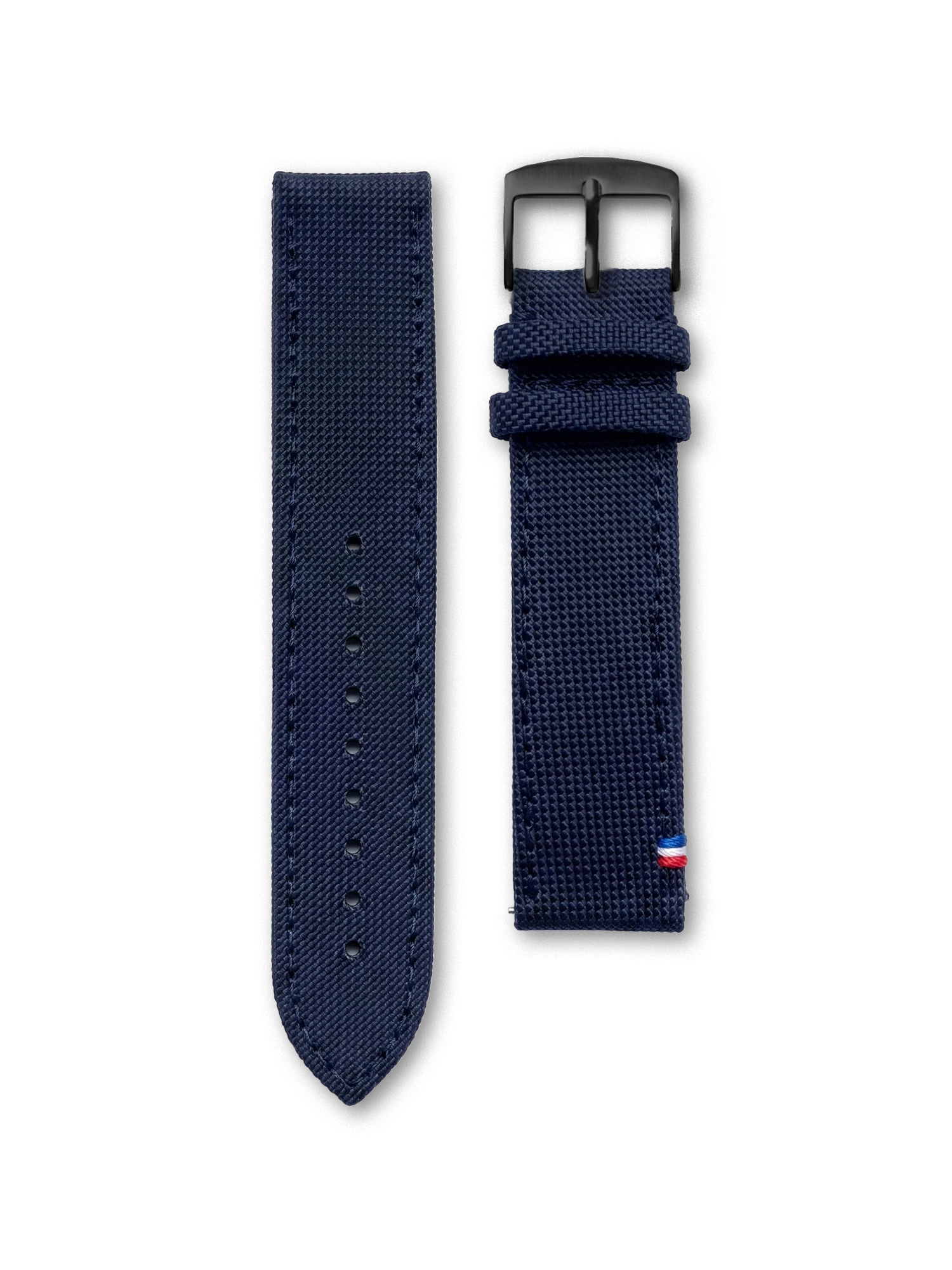 BRACELET TOILE SEAQUAL - BLEU MADE IN FRANCE