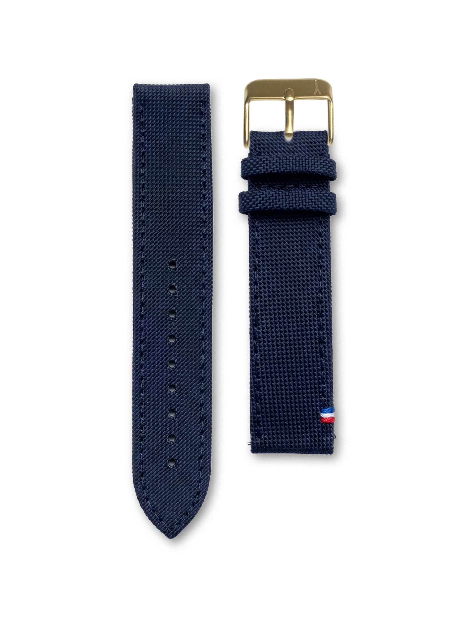 BRACELET TOILE SEAQUAL - BLEU MADE IN FRANCE
