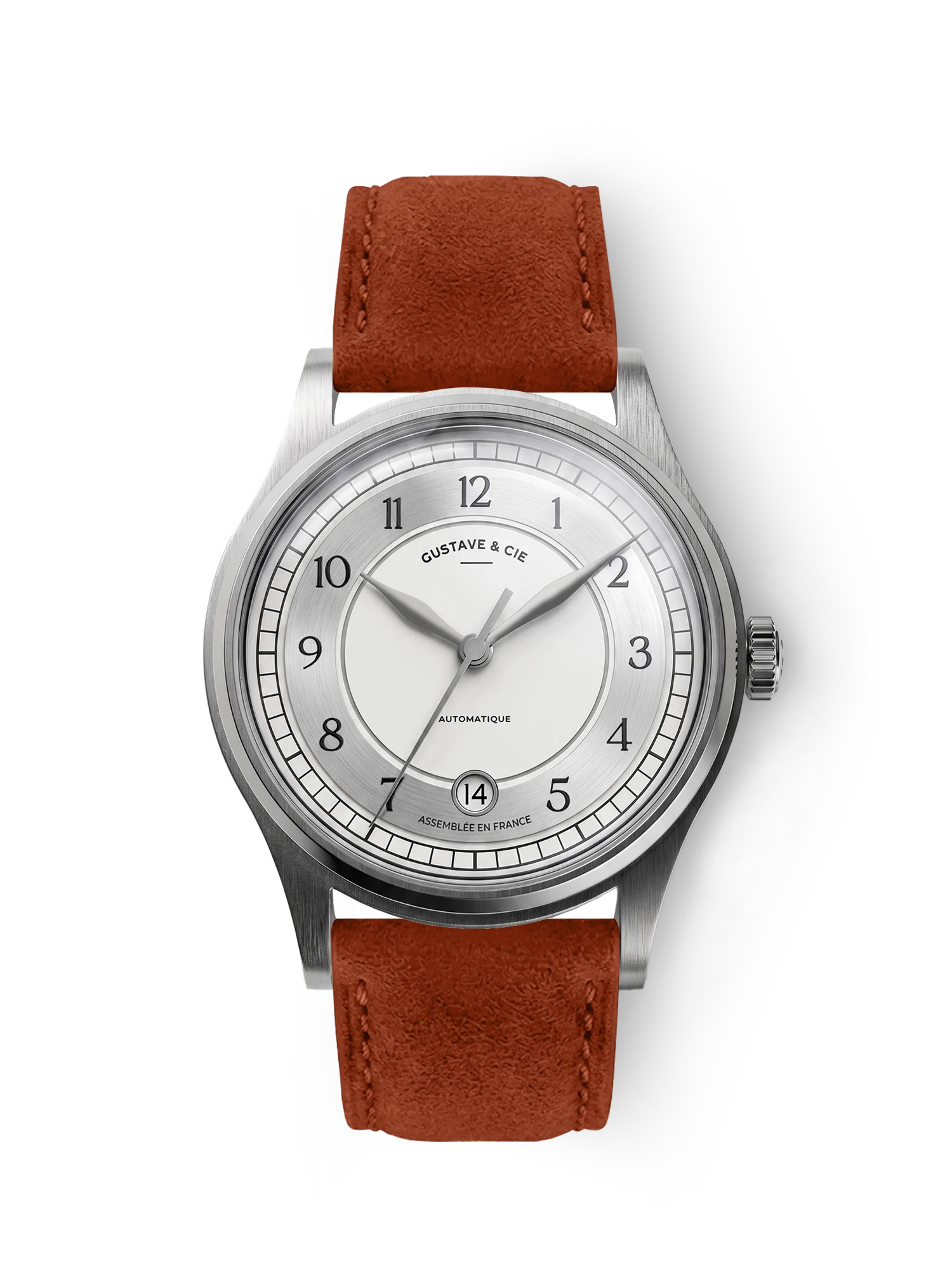 CHARLES 12H - SILVER AND WHITE