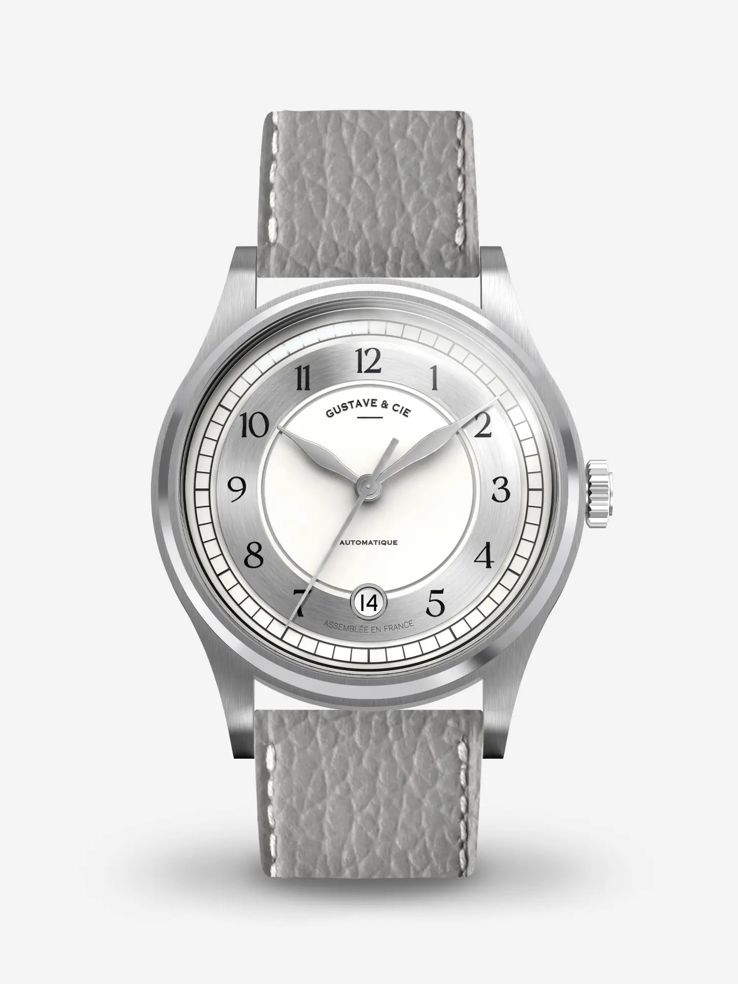 CHARLES 12H - SILVER AND WHITE