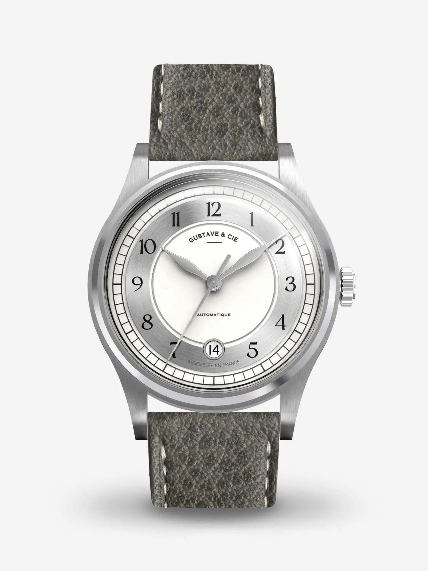 CHARLES 12H - SILVER AND WHITE