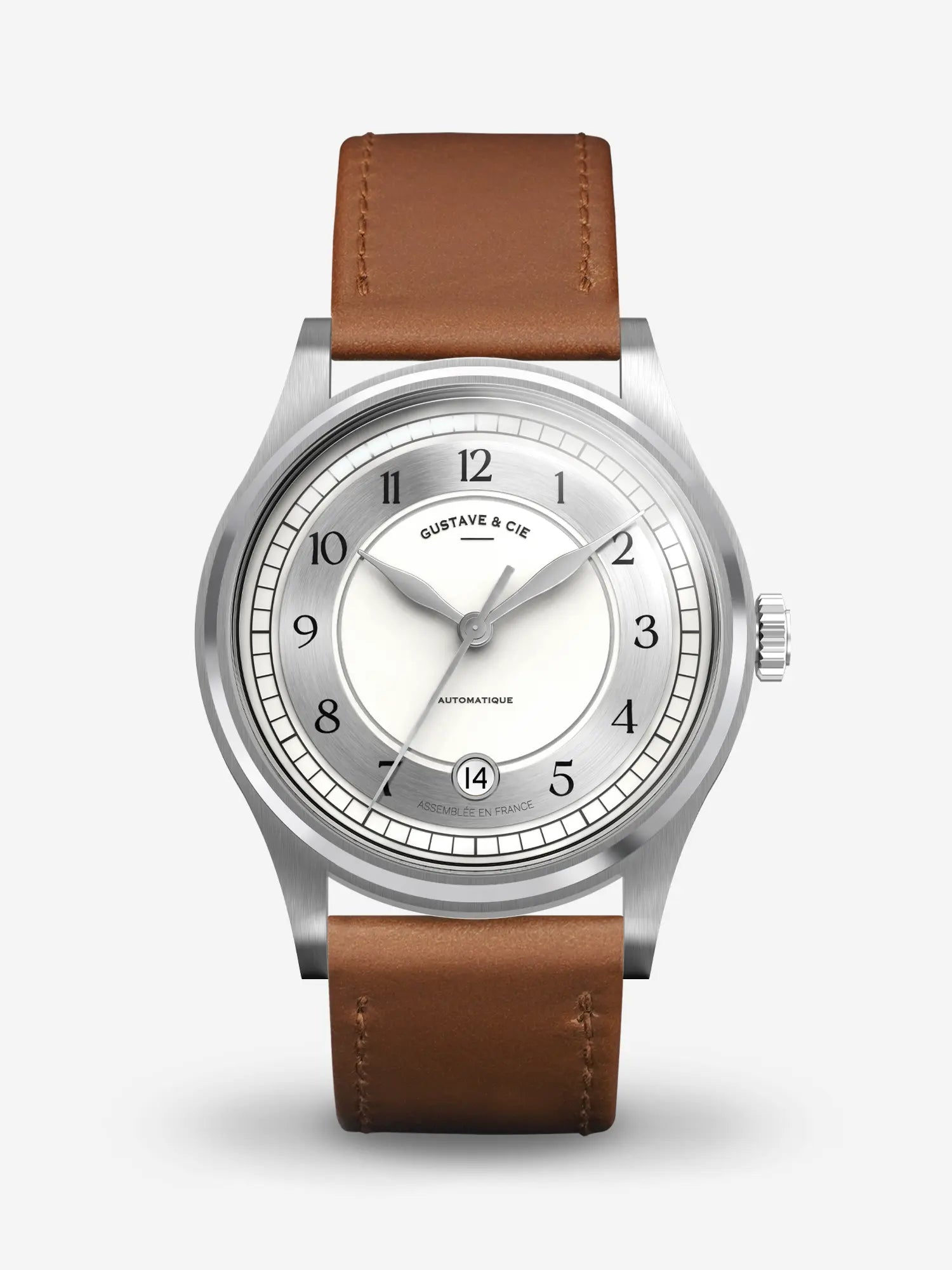 CHARLES 12H - SILVER AND WHITE