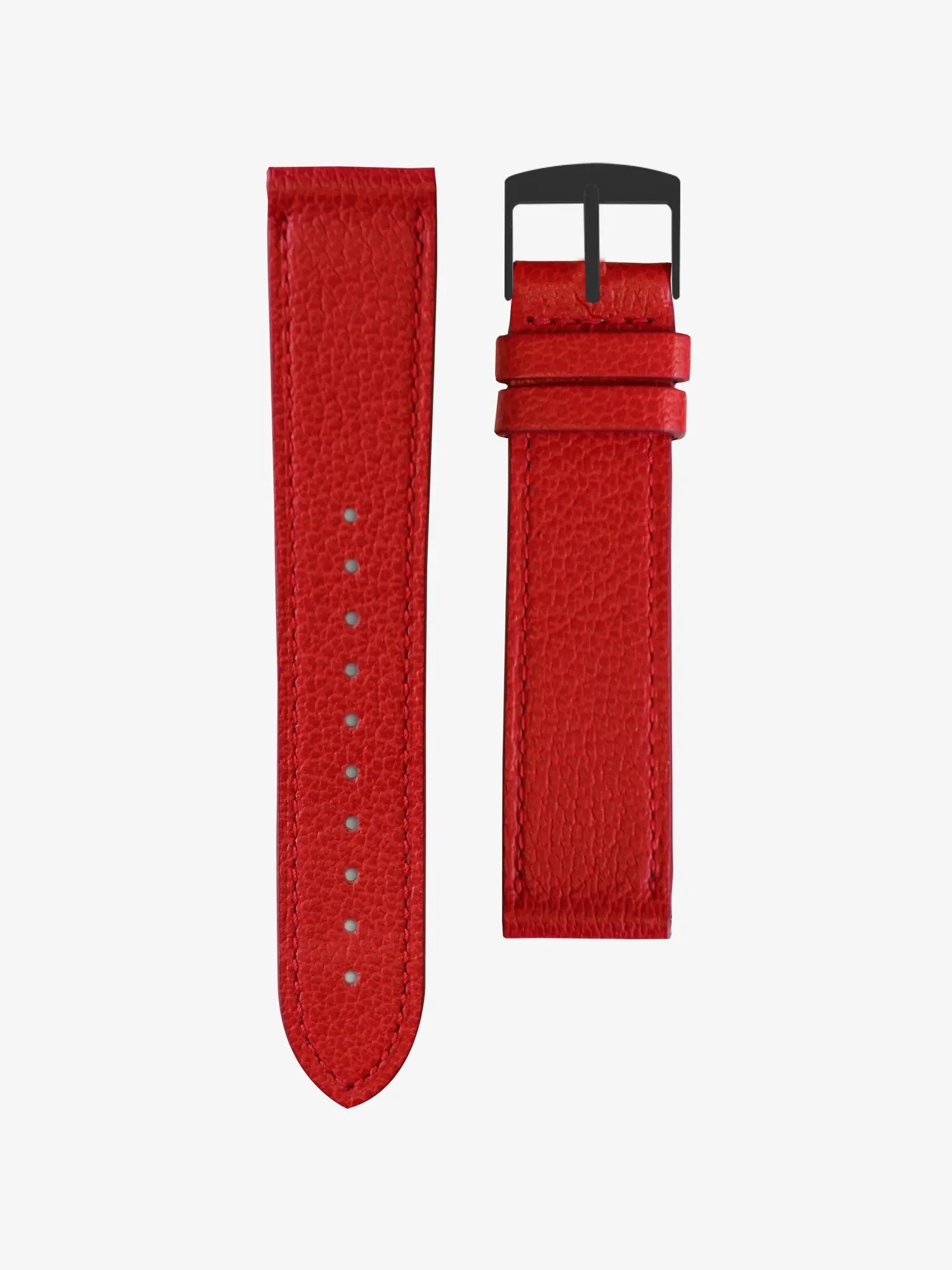 LEATHER BAND - GRAINED CORAL