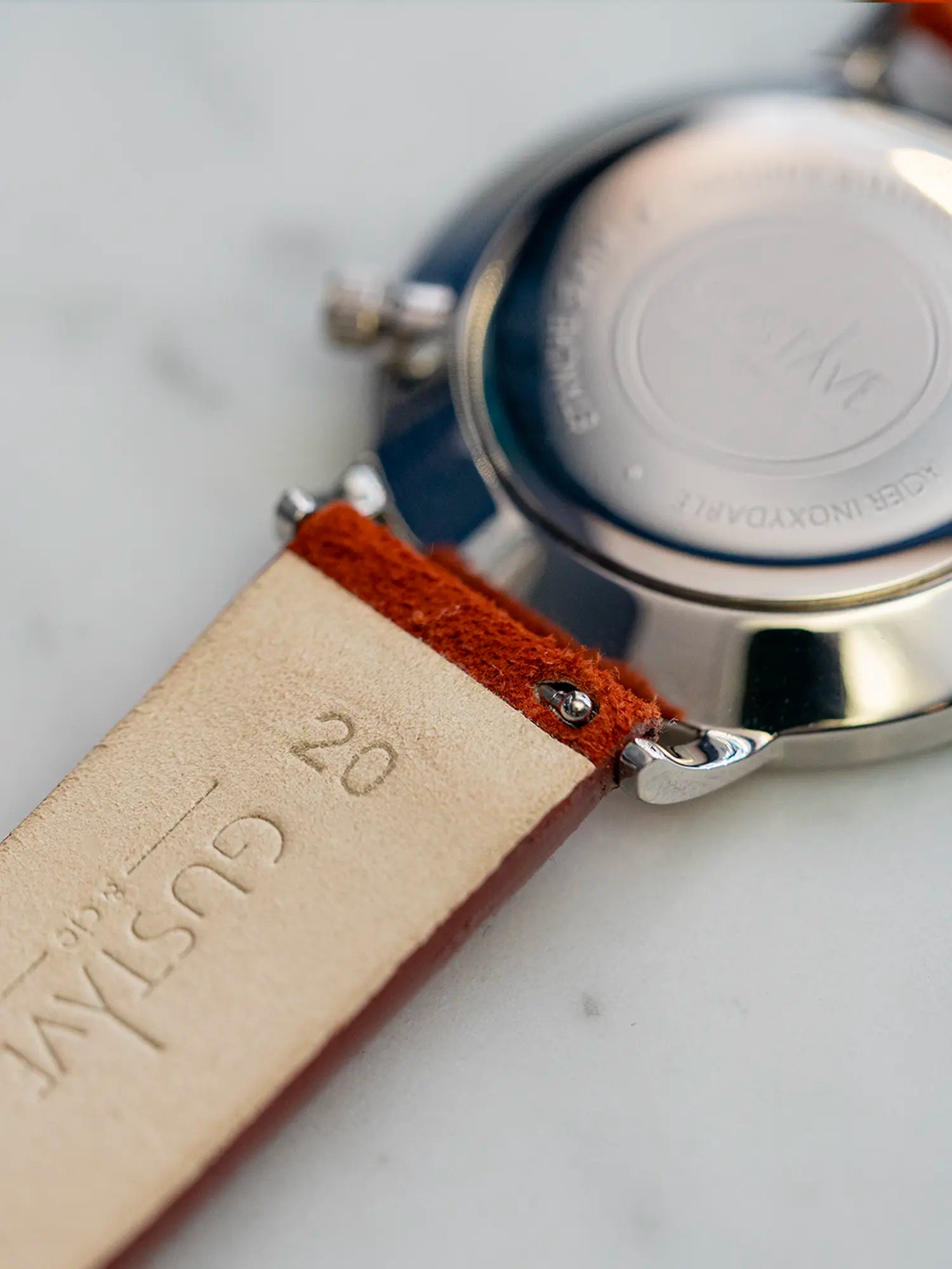LEATHER BAND - TERRACOTA NUBUCK