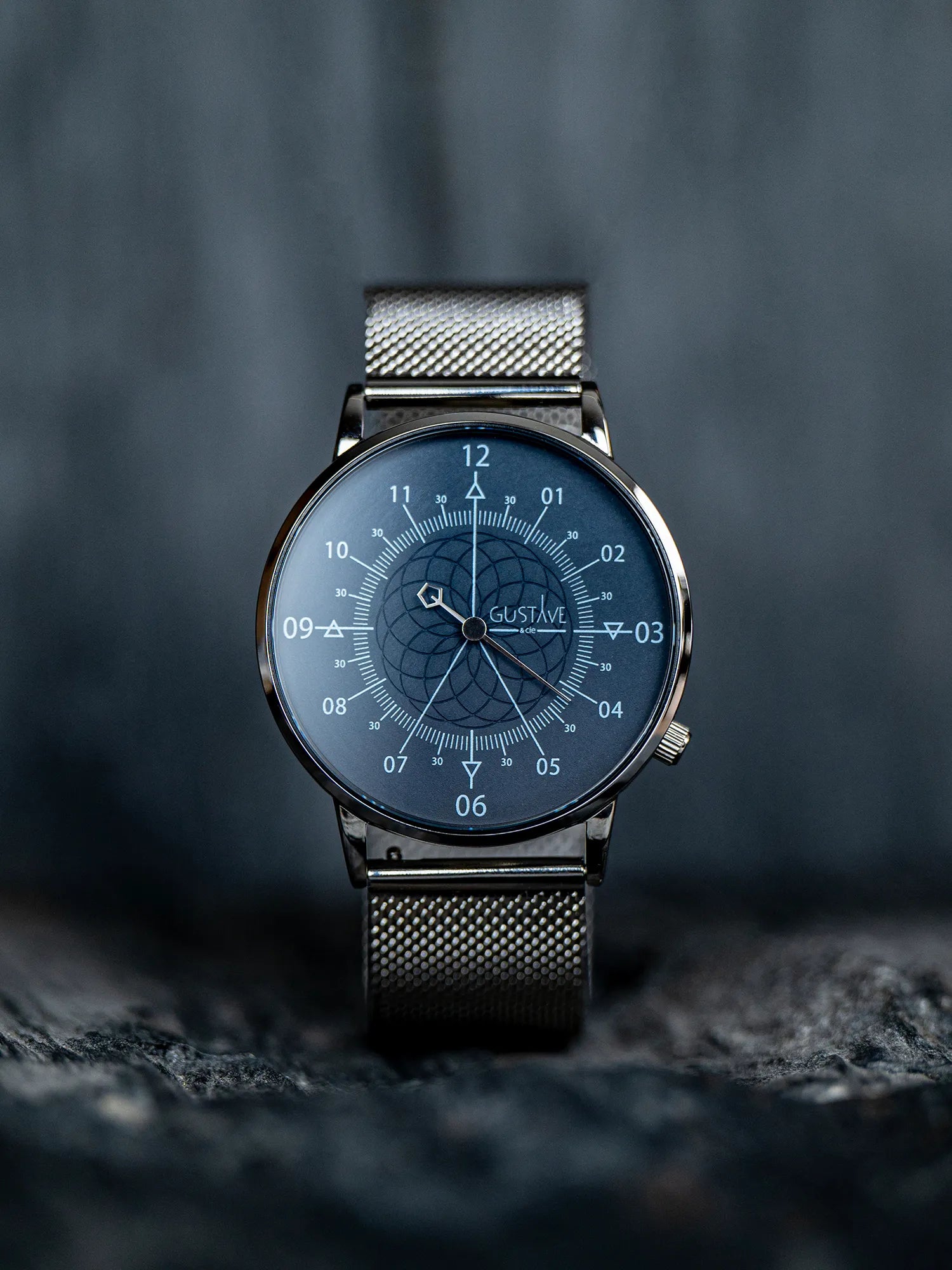 LOUIS 12H - SILVER AND BLUE