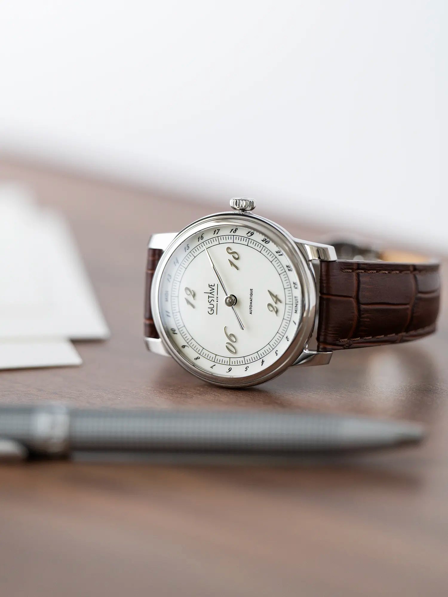 PAUL 24H - SILVER AND WHITE