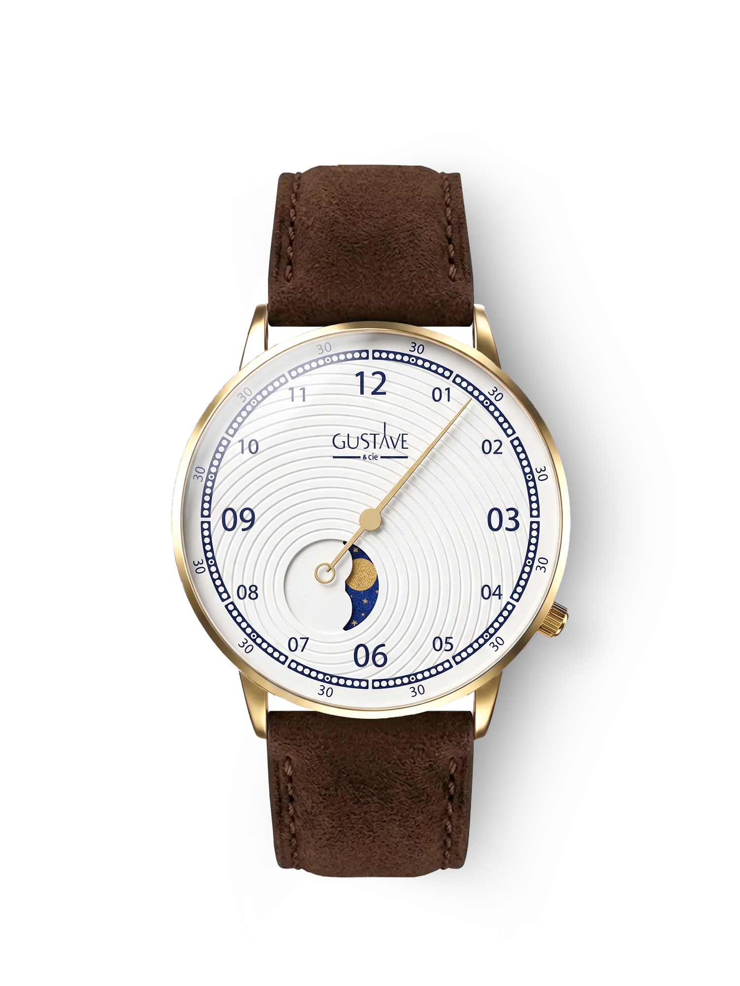 GEORGES 12H - OR ET BLANC