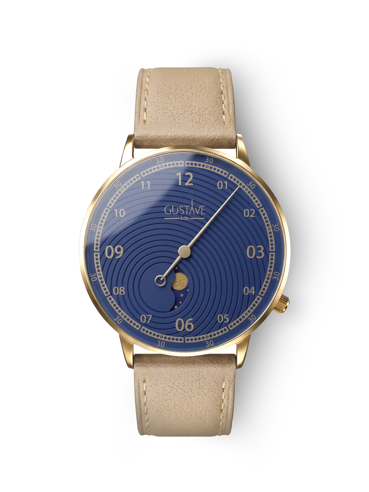 GEORGES 12H - OR ET BLEU