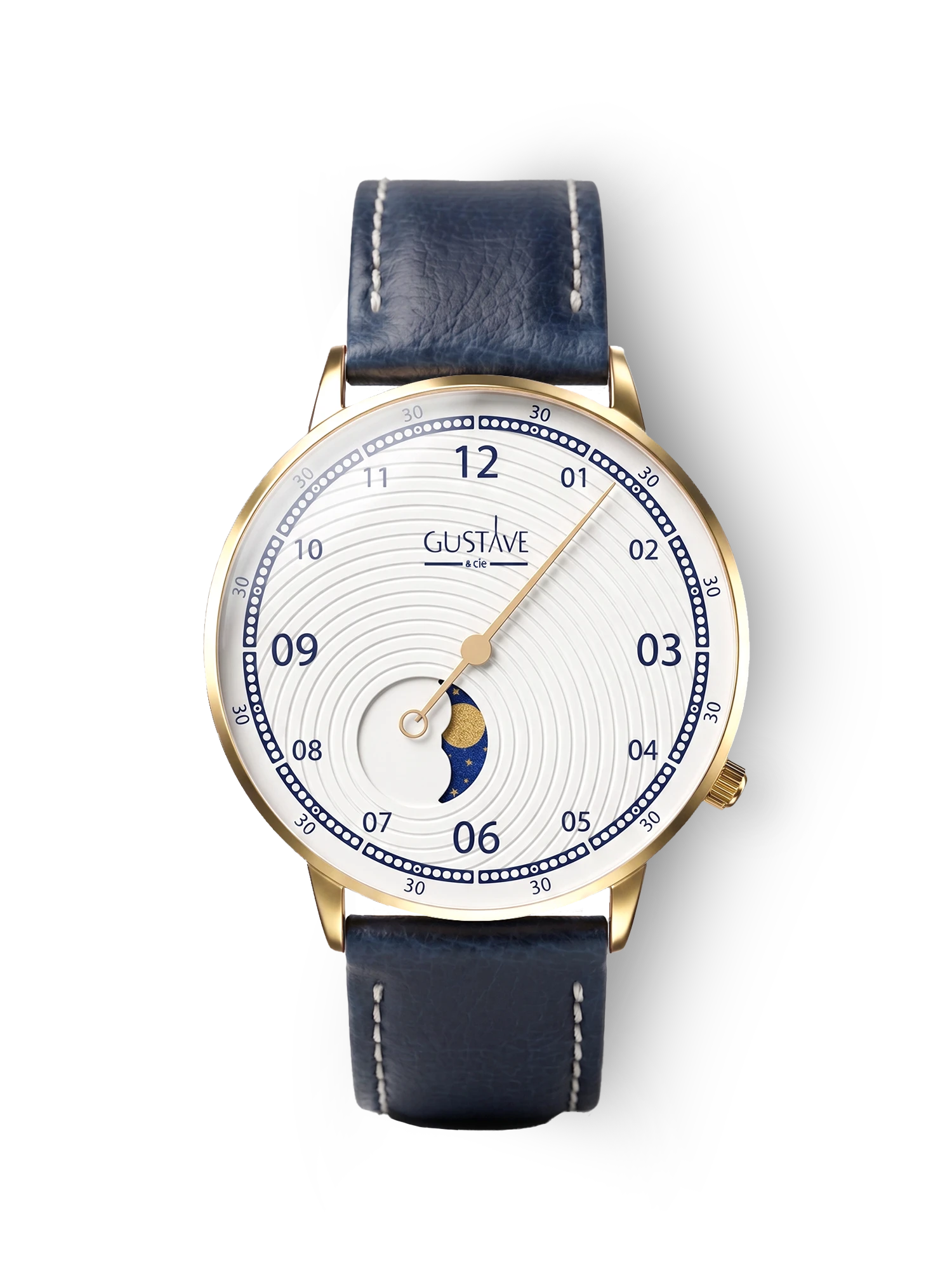 GEORGES 12H - OR ET BLANC