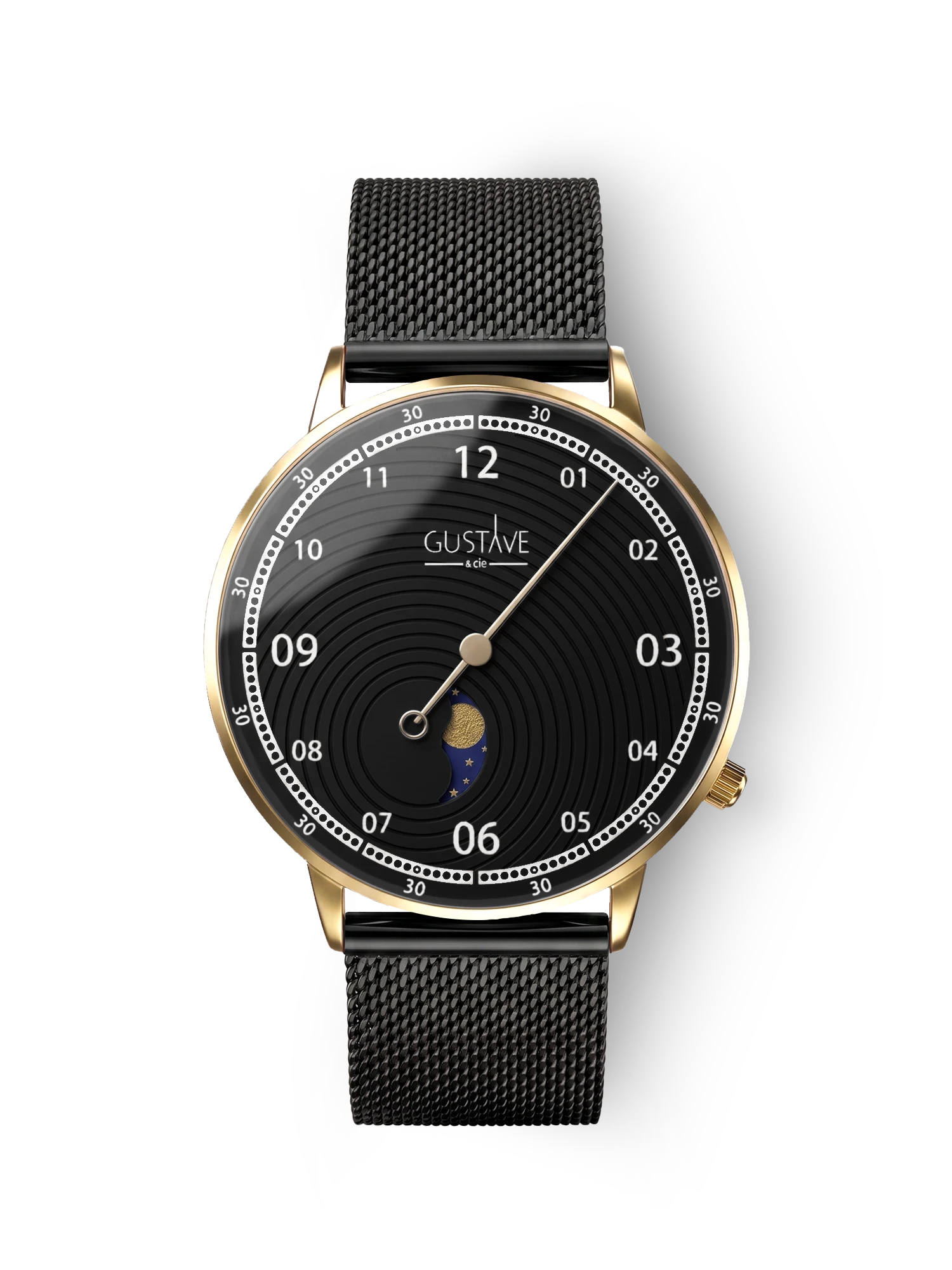 GEORGES 12H - OR ET NOIR