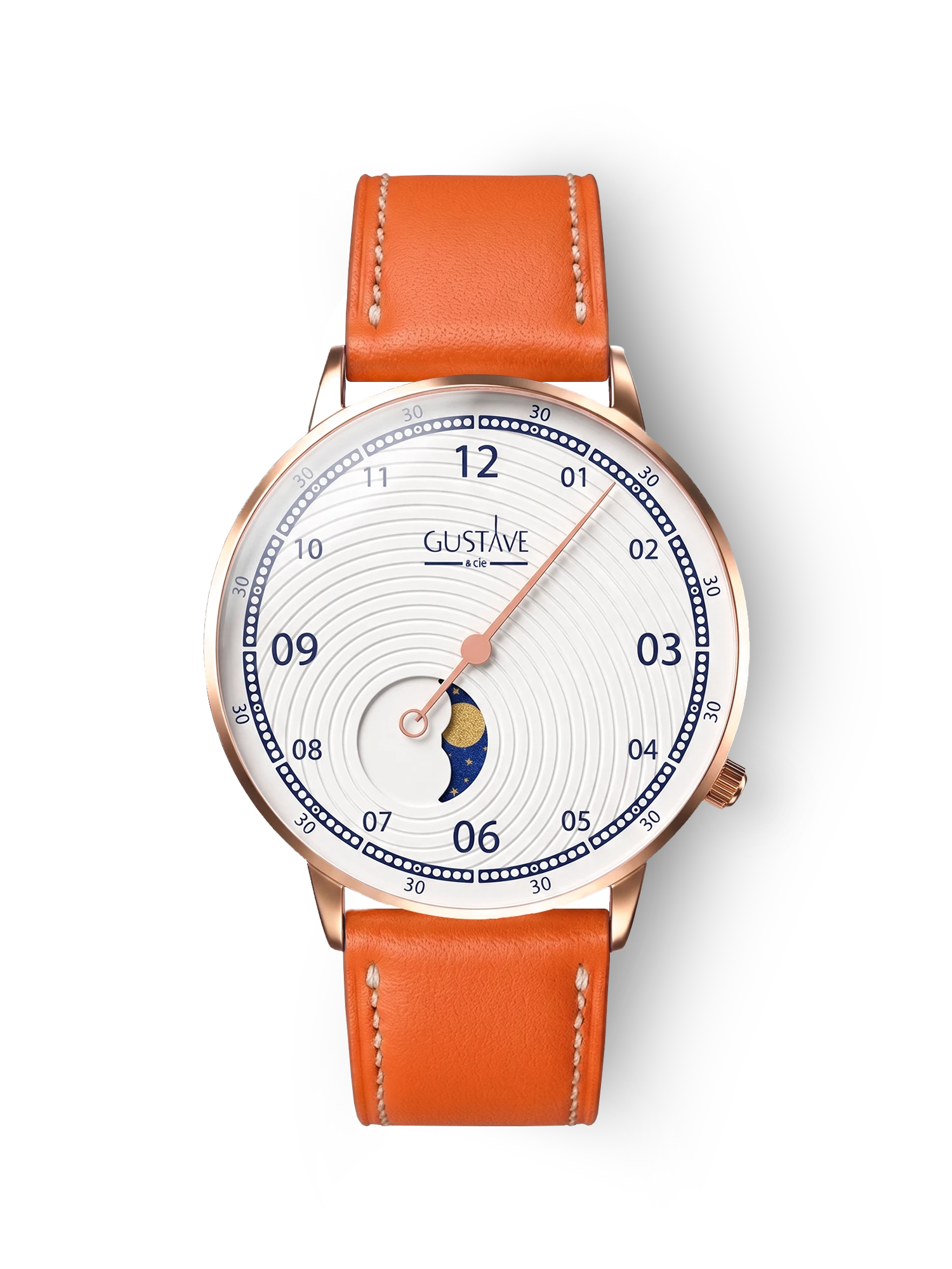 GEORGES 12H - OR ROSE ET BLANC
