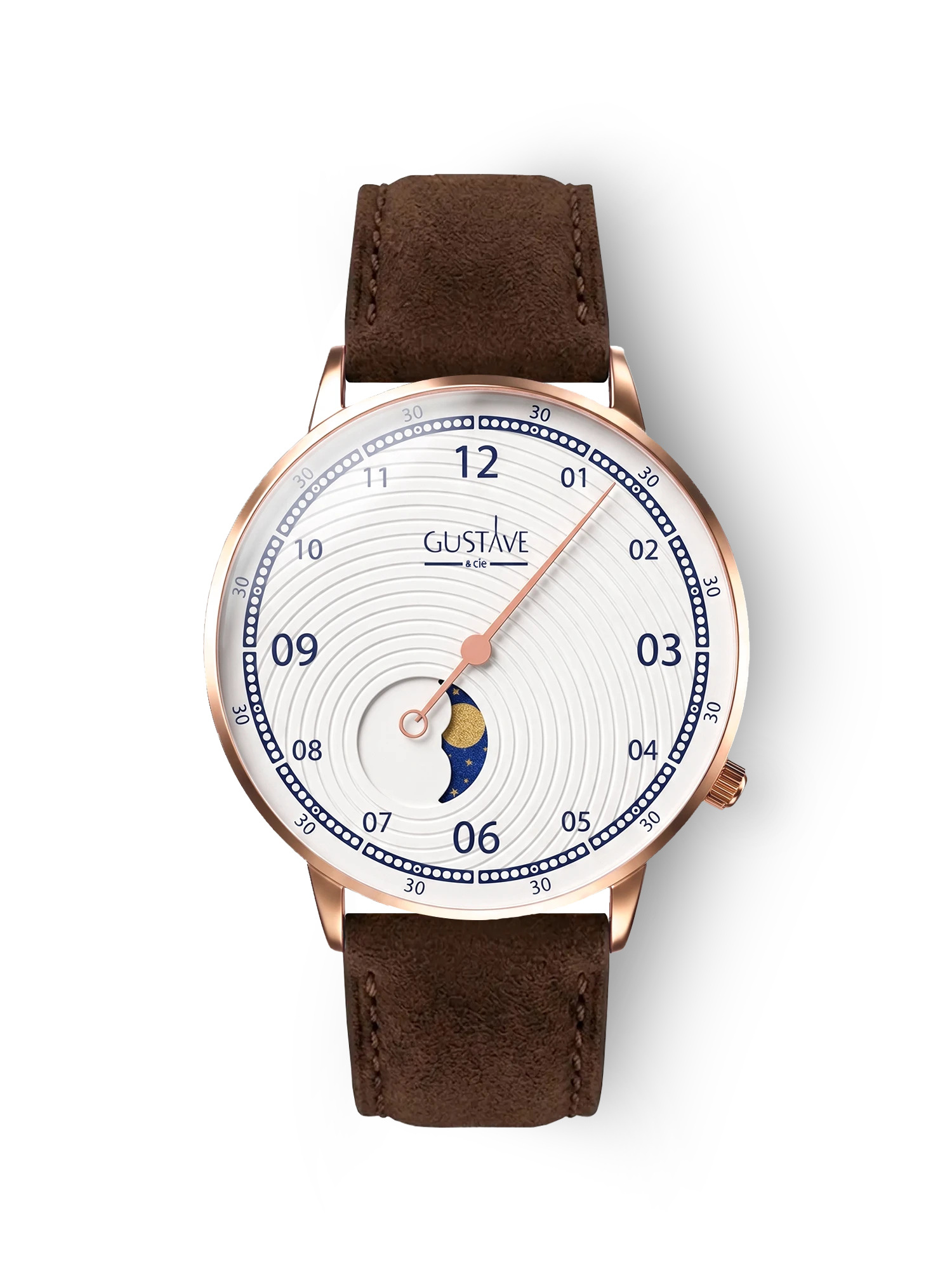GEORGES 12H - OR ROSE ET BLANC