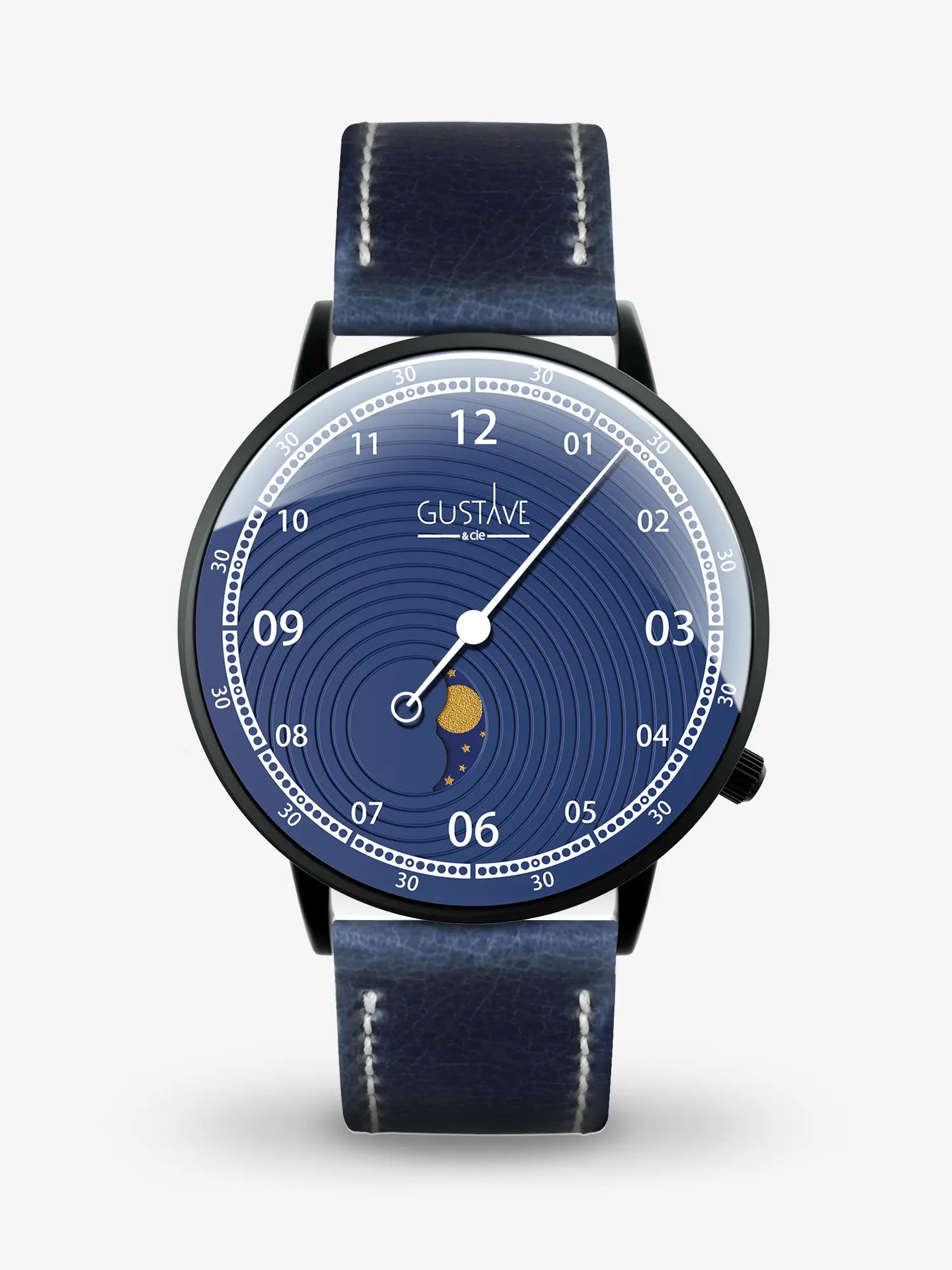 GEORGES 12H - BLACK AND BLUE