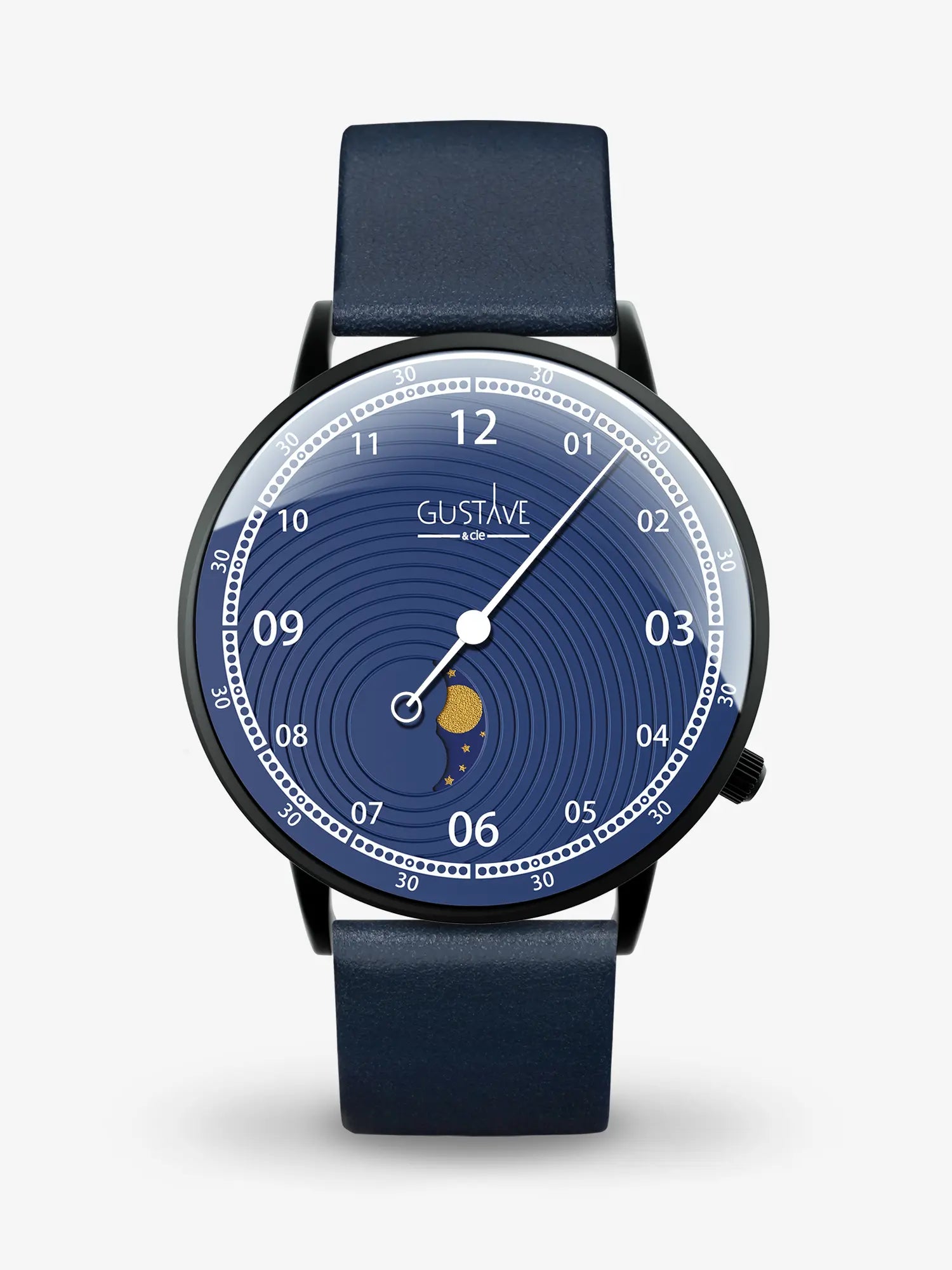 GEORGES 12H - BLACK AND BLUE