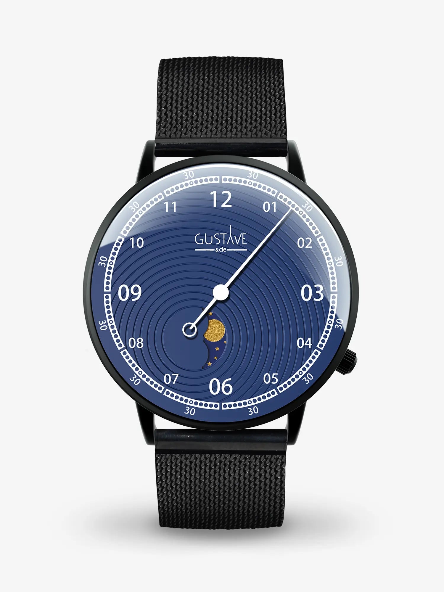 GEORGES 12H - BLACK AND BLUE