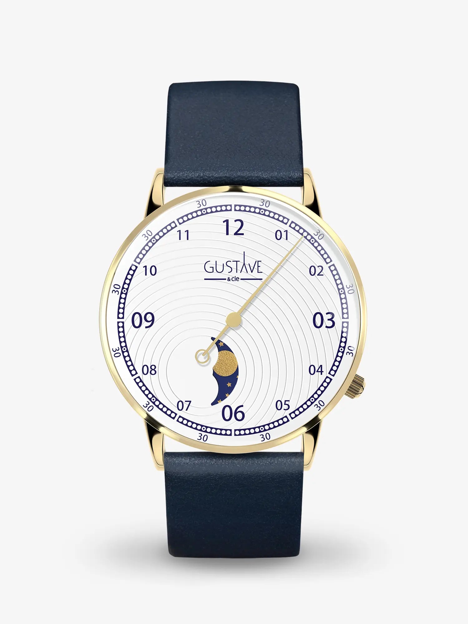 GEORGES 12H - OR ET BLANC