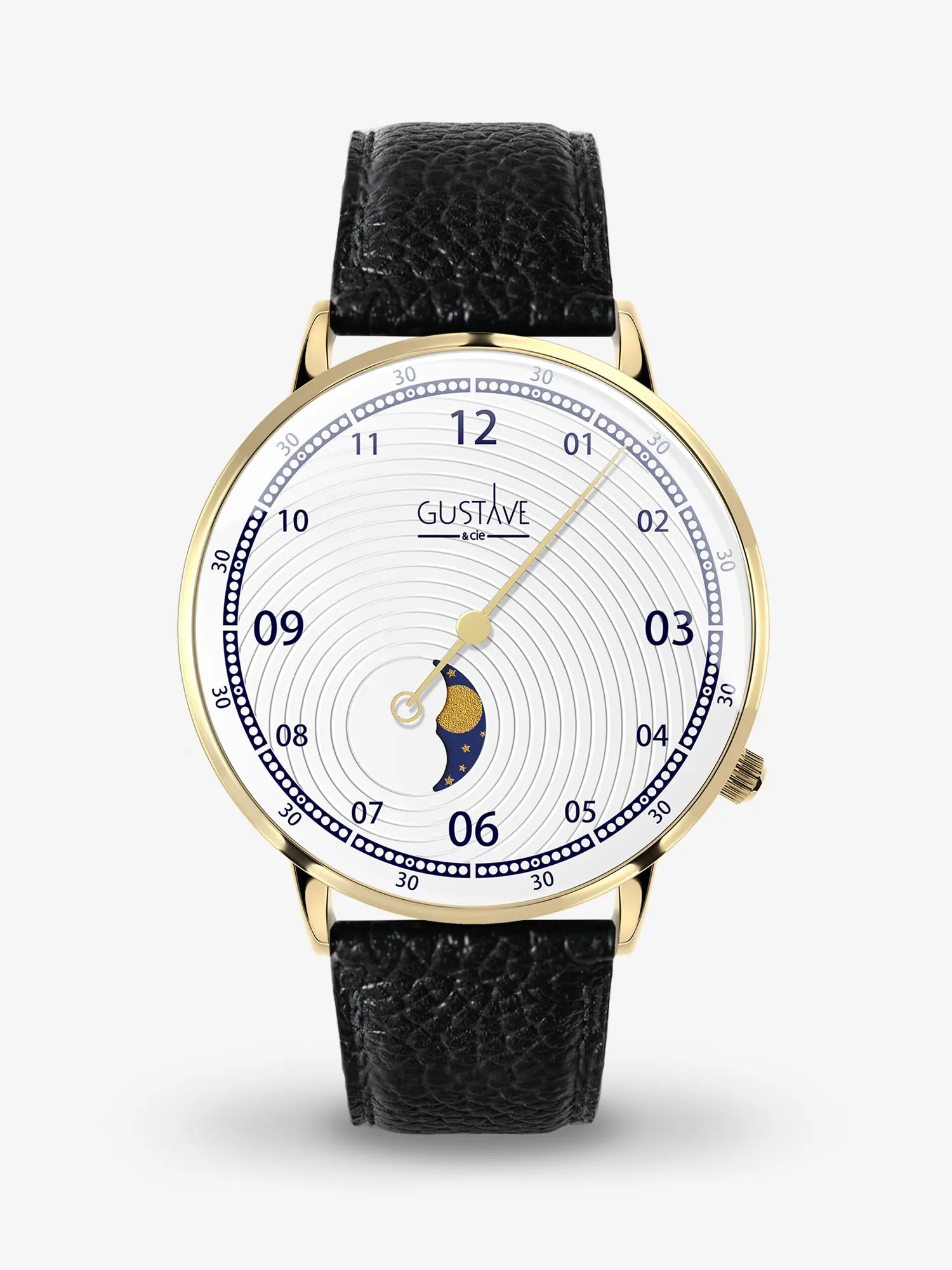GEORGES 12H - OR ET BLANC