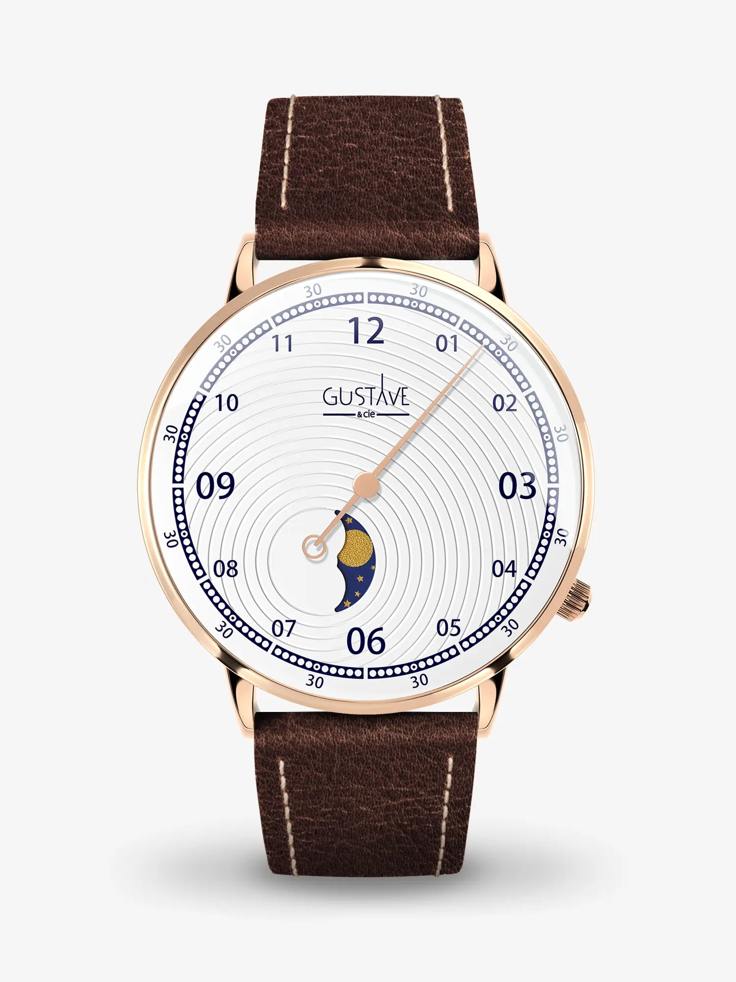 GEORGES 12H - OR ROSE ET BLANC