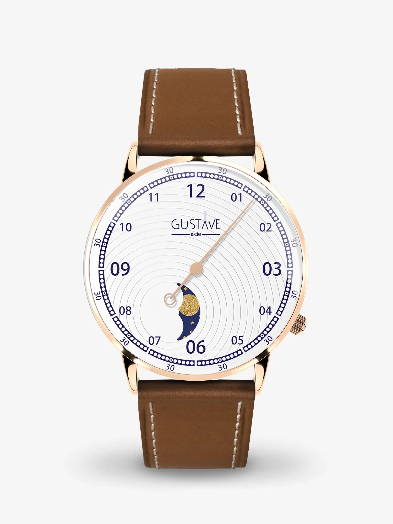 GEORGES 12H - OR ROSE ET BLANC