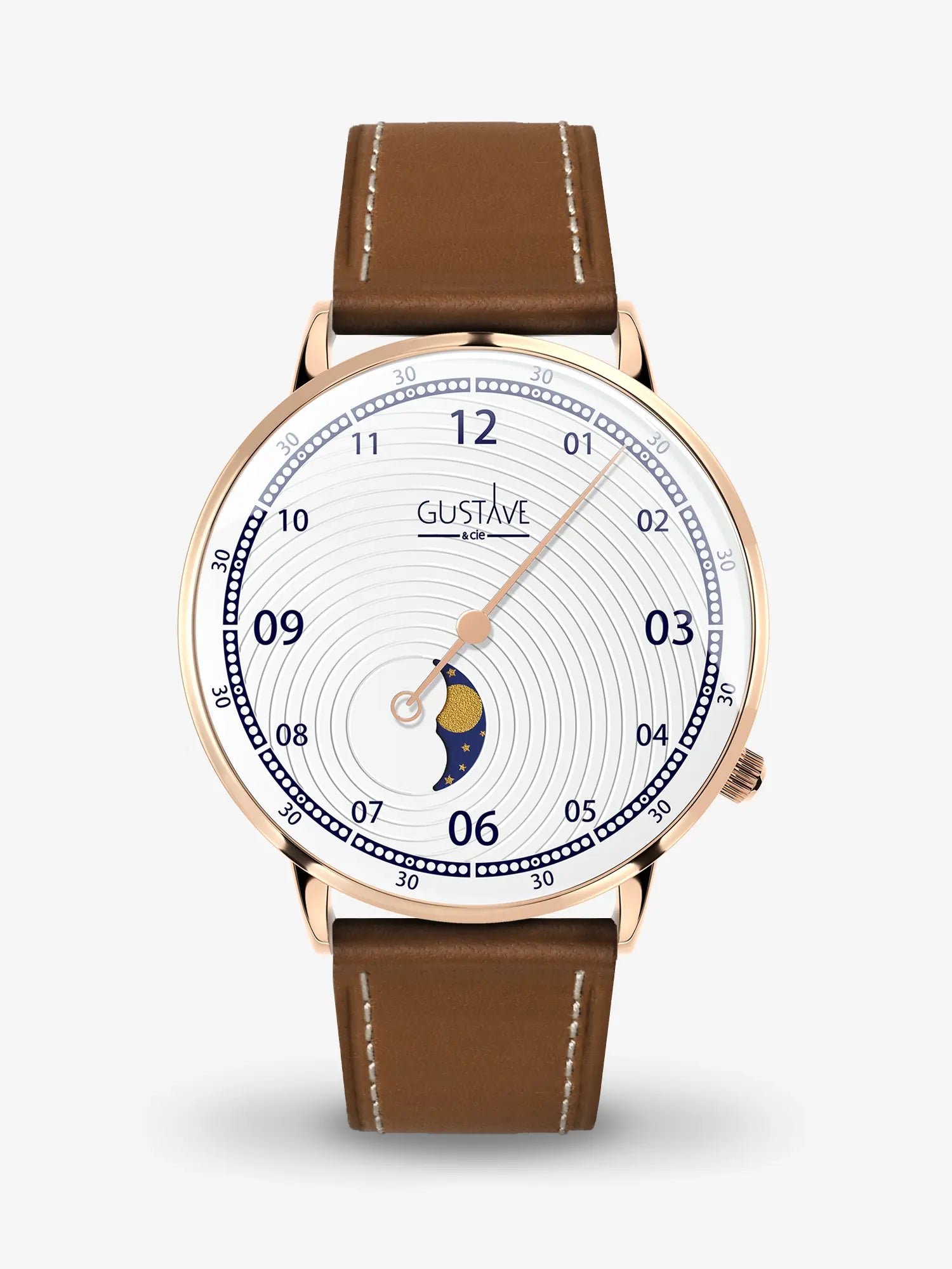 GEORGES 12H - OR ROSE ET BLANC