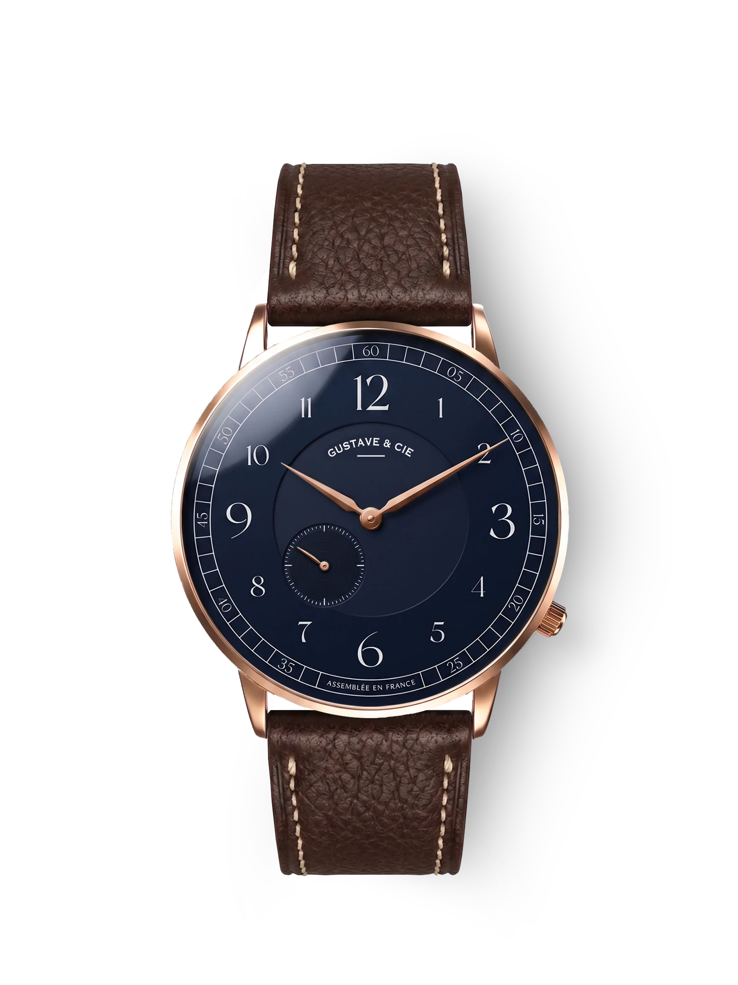 HECTOR 12H - ROSE GOLD AND BLUE