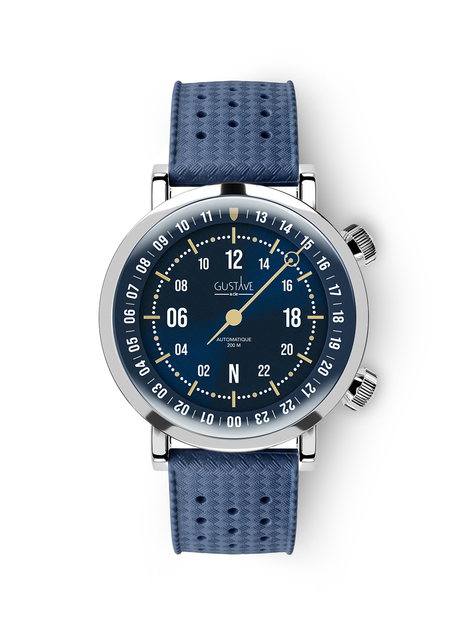 JULES 24H - ARGENT ET BLEU / OR
