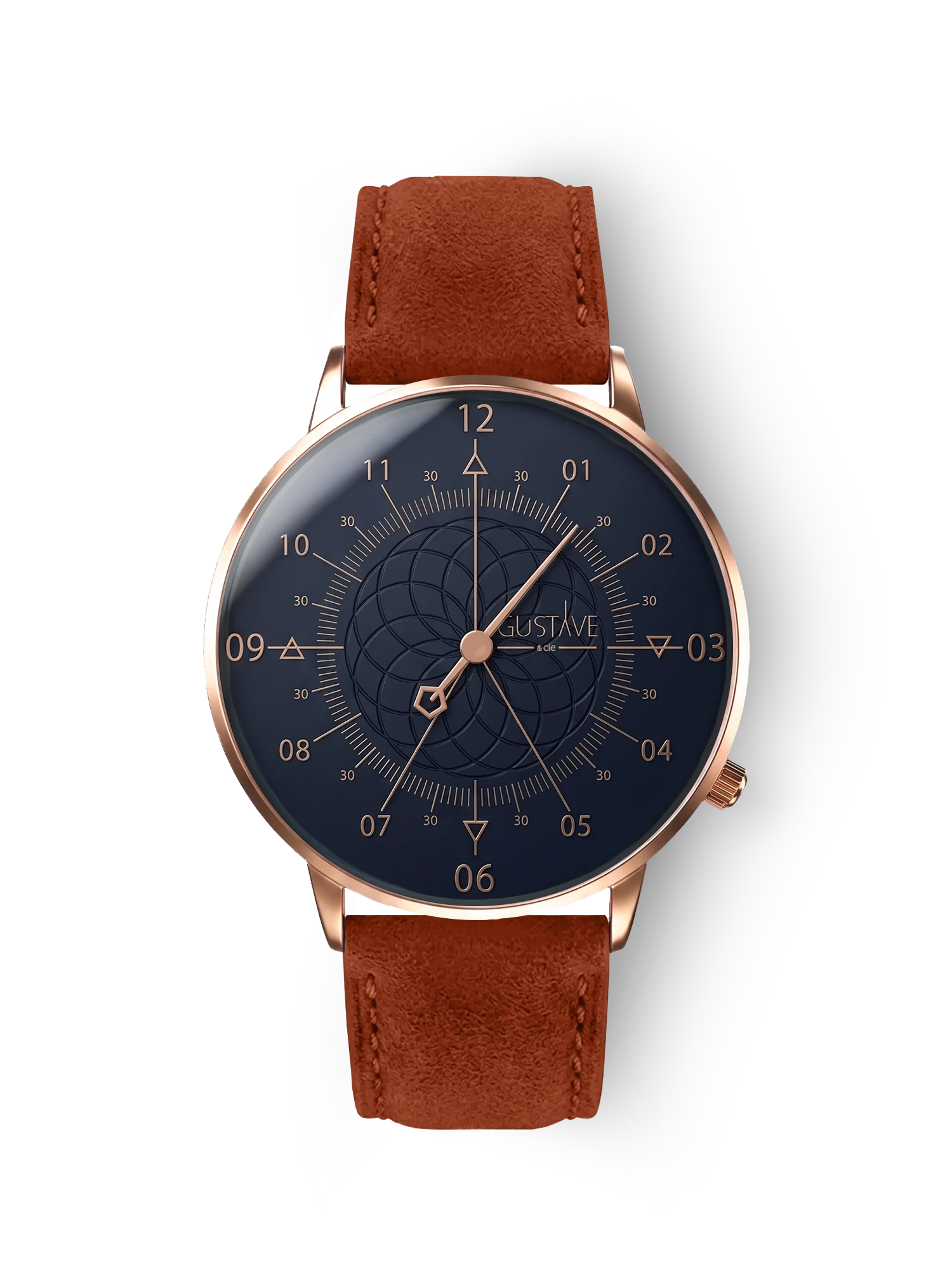 LOUIS 12H - ROSE GOLD AND BLUE