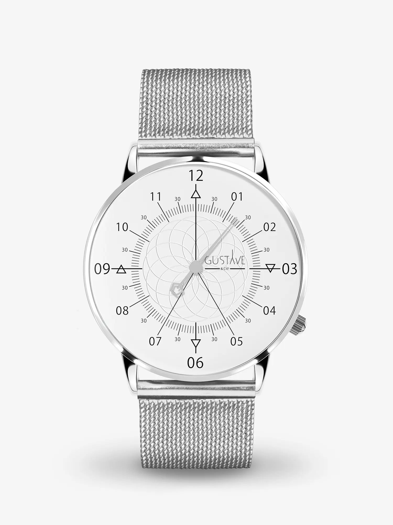 LOUIS 12H - SILVER AND WHITE