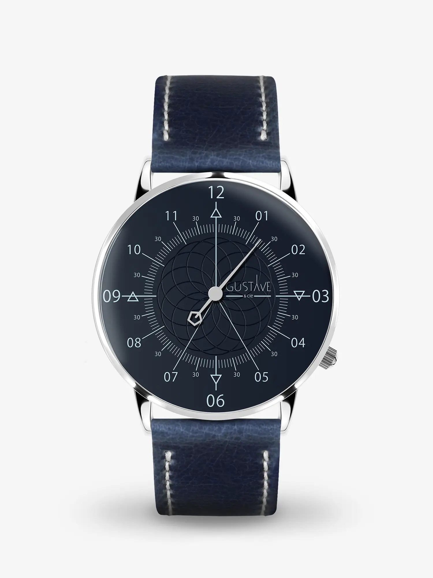 LOUIS 12H - SILVER AND BLUE